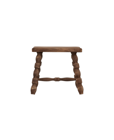 Designed Milking Stool Petite Rectangle - Sauvignon from India made of Wood