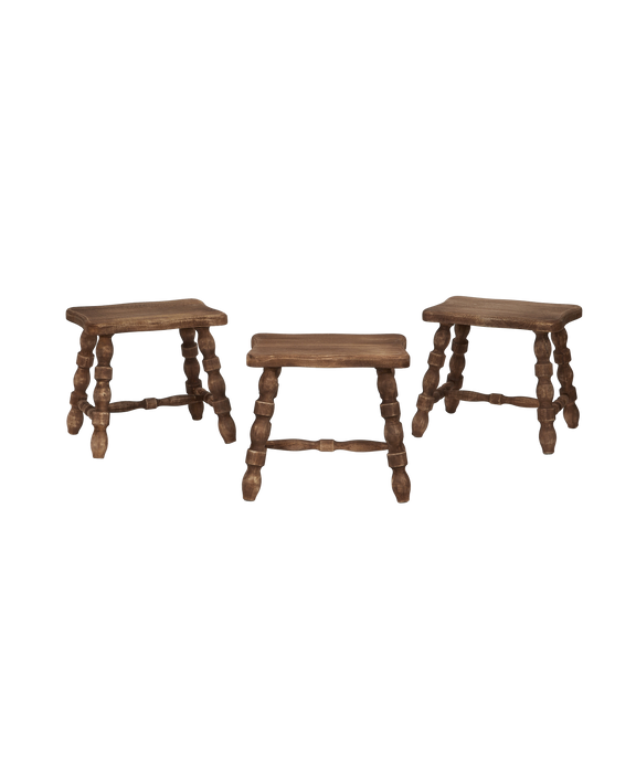 Milking Stool Petite Rectangle - Sauvignon