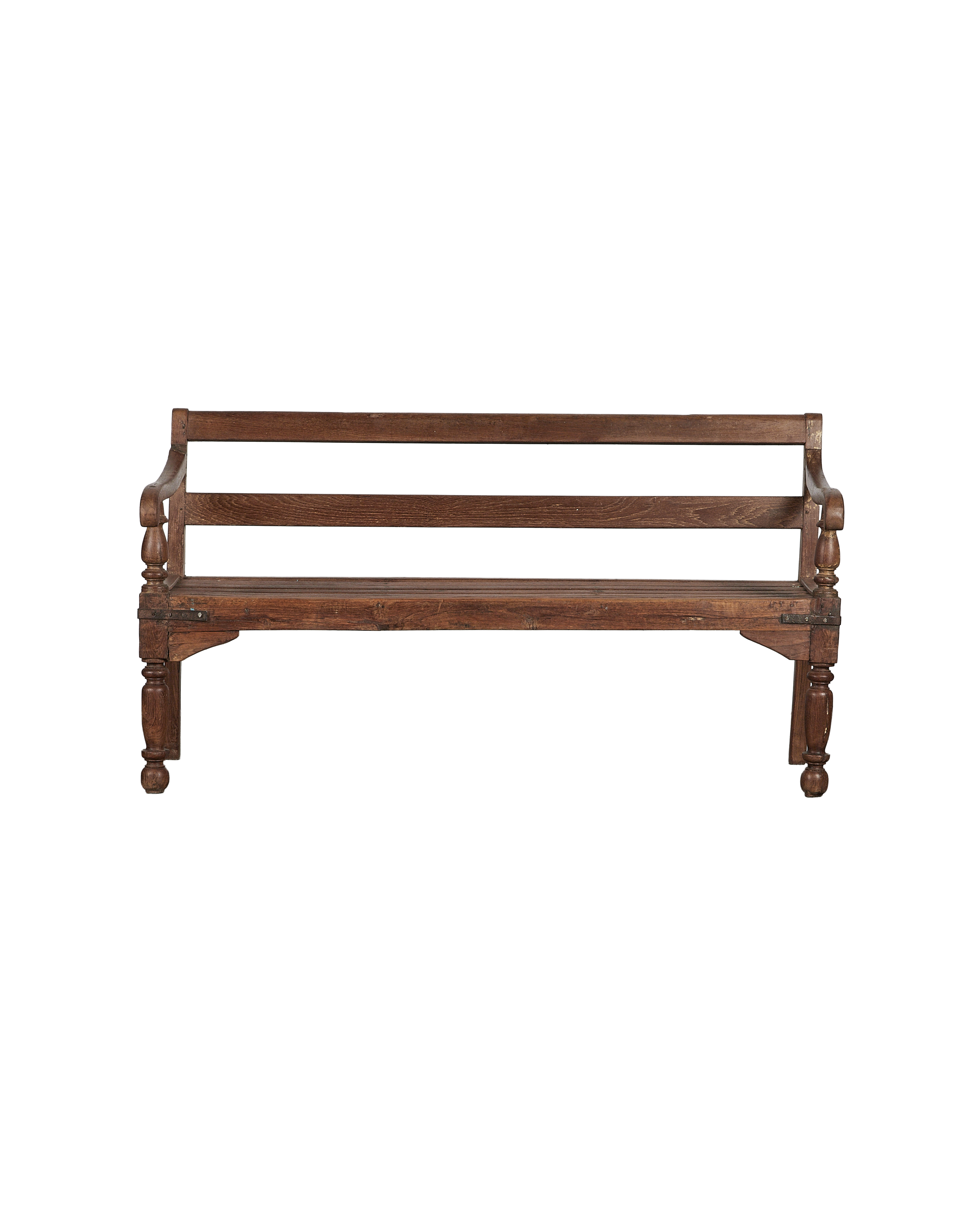 Vintage Park Bench from India made of Wood
