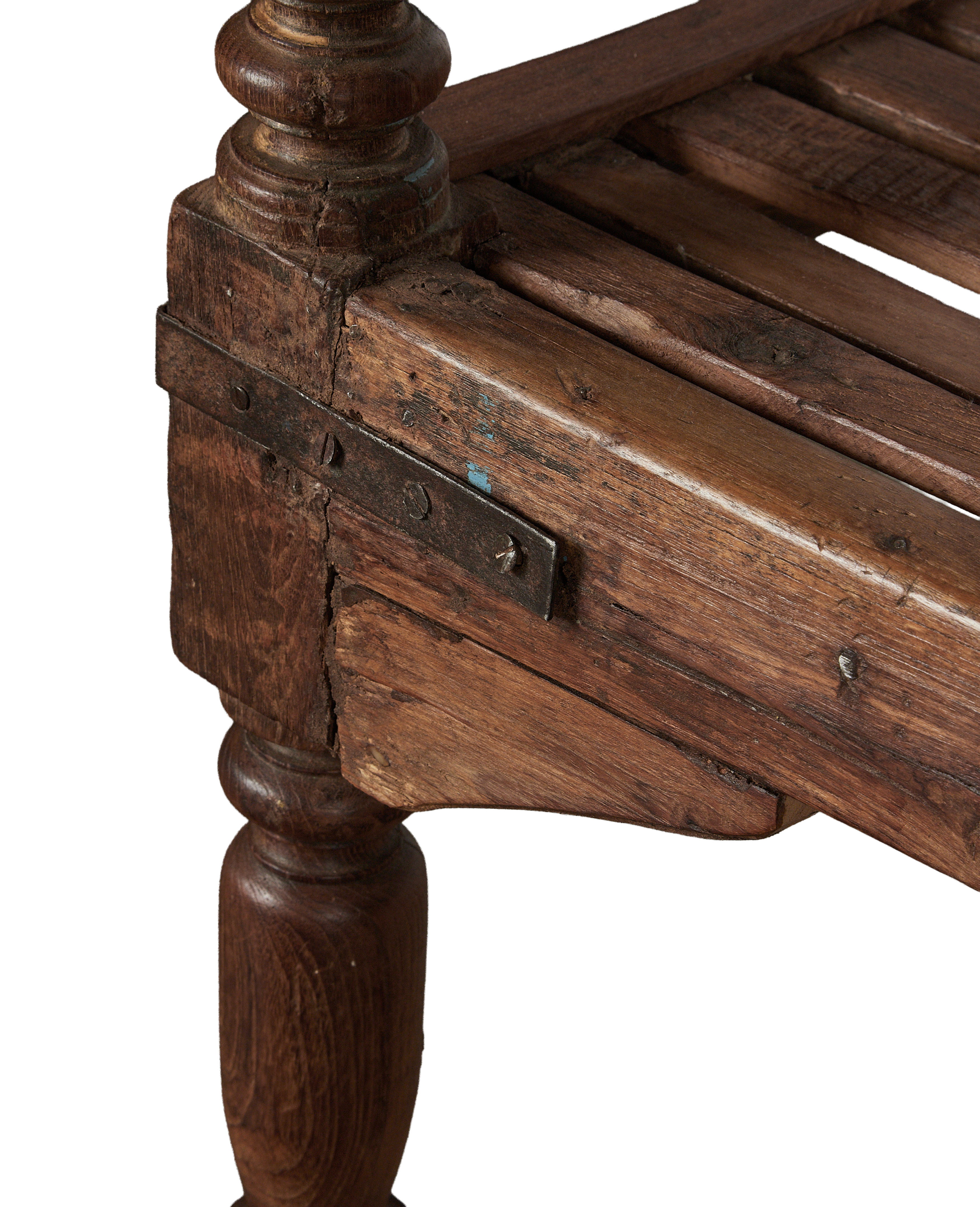 Vintage Park Bench from India made of Wood