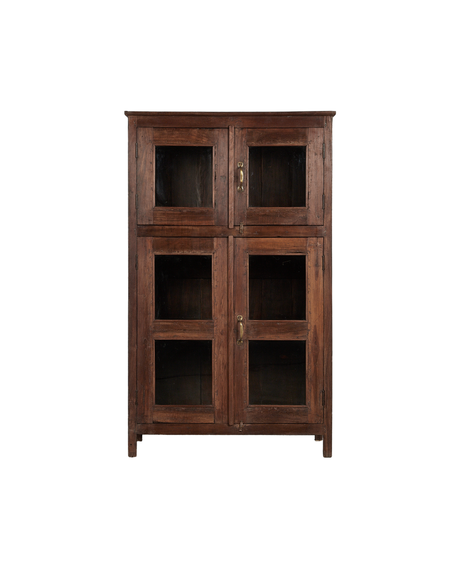 Vintage Wood Cabinet - Natural from India made of Wood