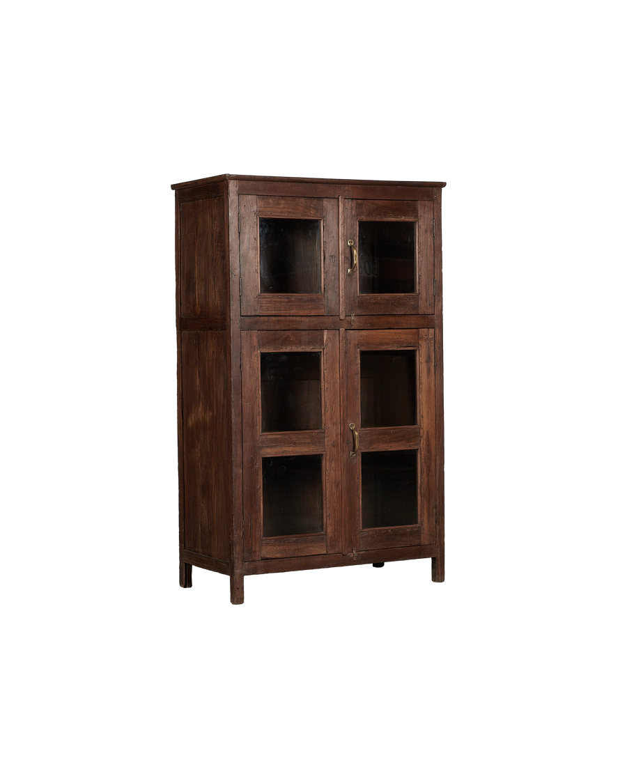 Vintage Wood Cabinet - Natural from India made of Wood
