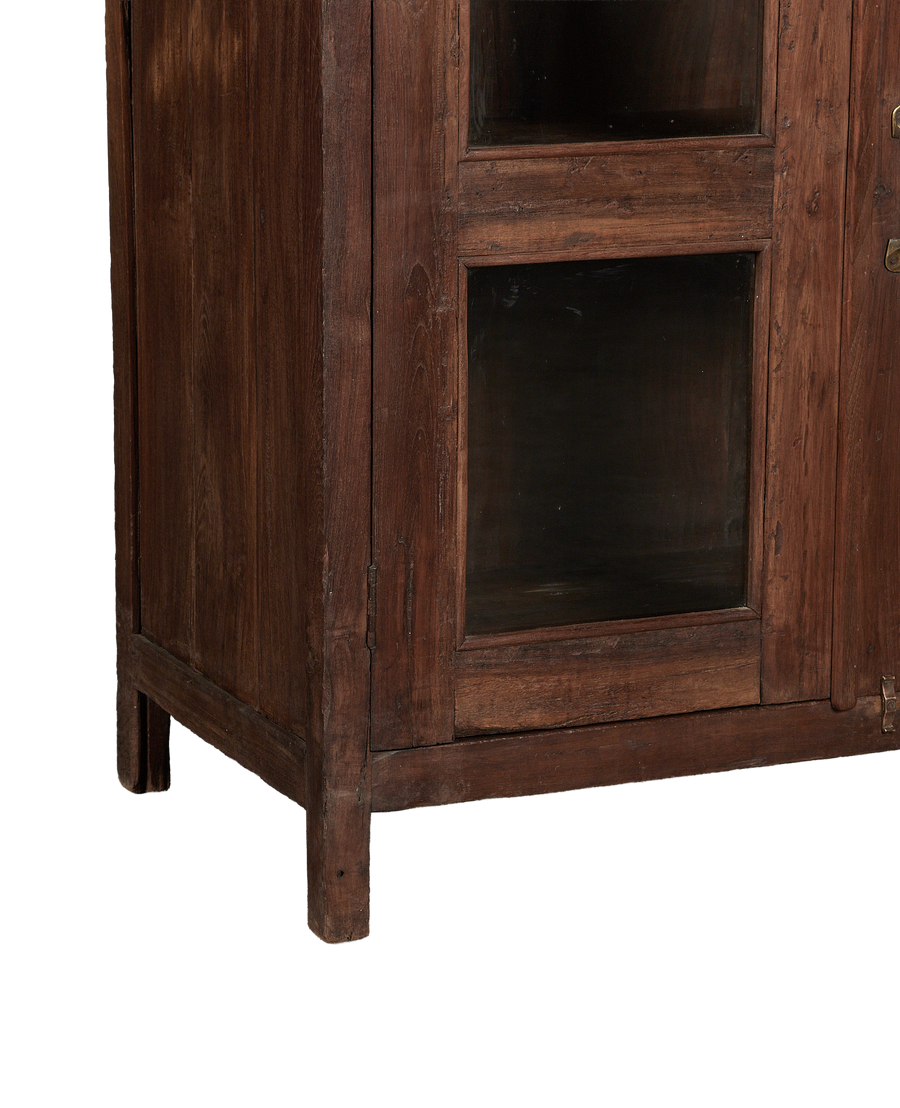 Vintage Wood Cabinet - Natural from India made of Wood