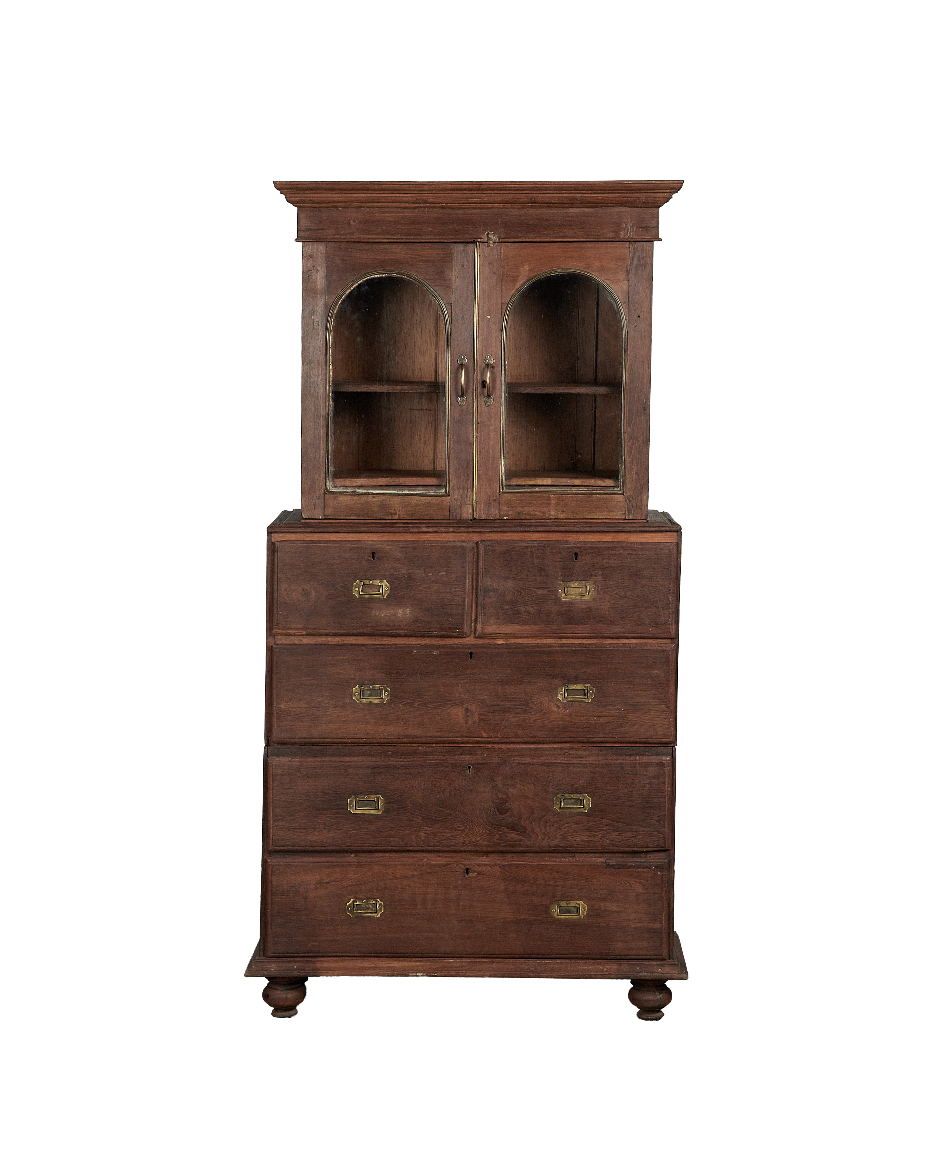 Vintage Wood Cabinet - Natural from India made of Wood