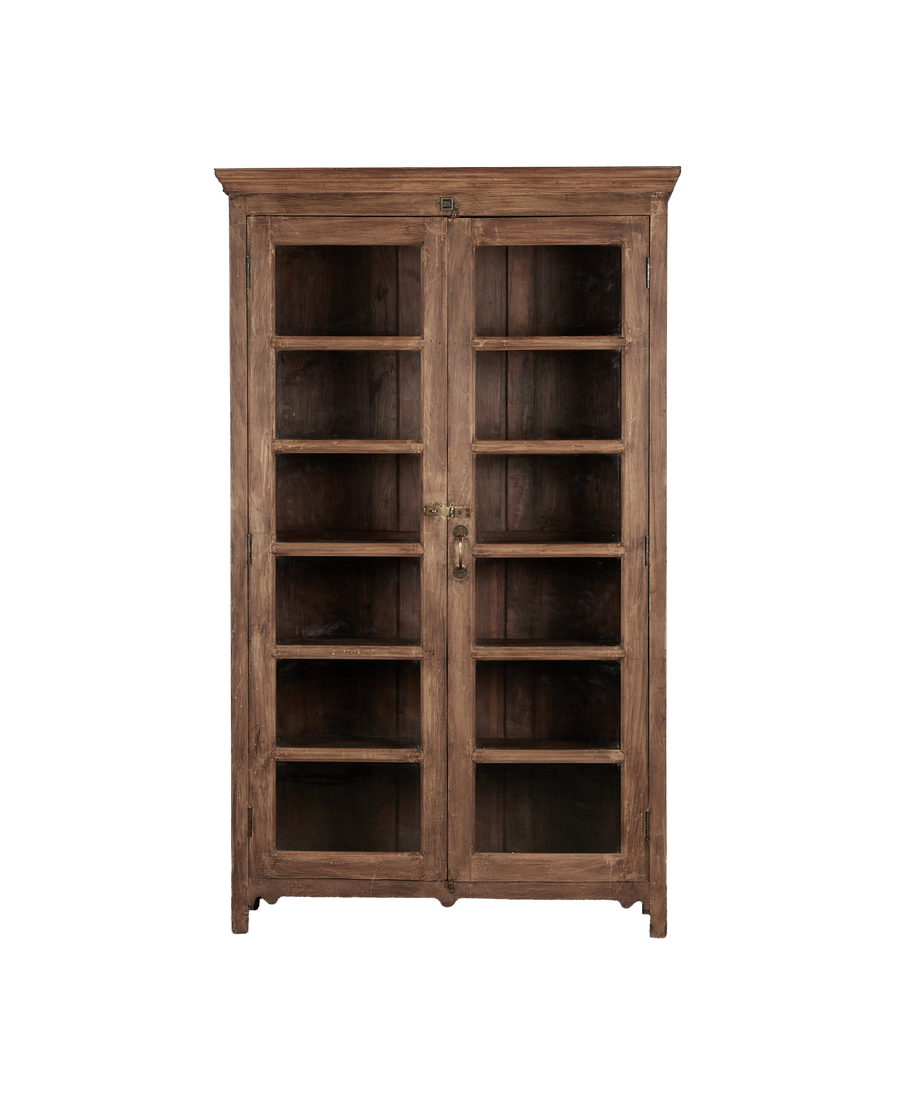 Vintage Wood Cabinet - Natural from India made of Wood