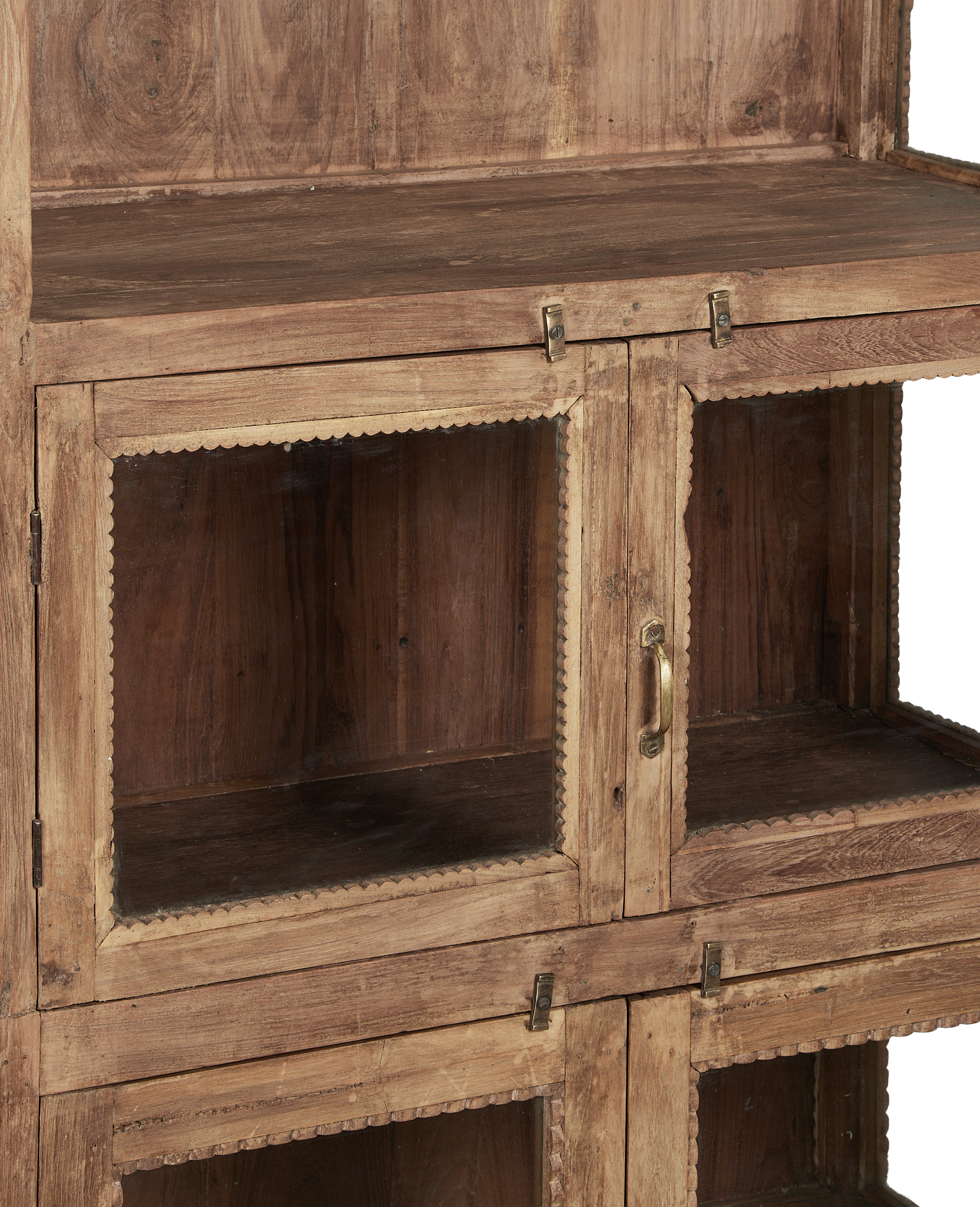 Vintage Wood Cabinet - Natural from India made of Wood