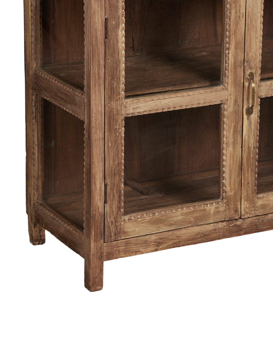 Vintage Wood Cabinet - Natural from India made of Wood