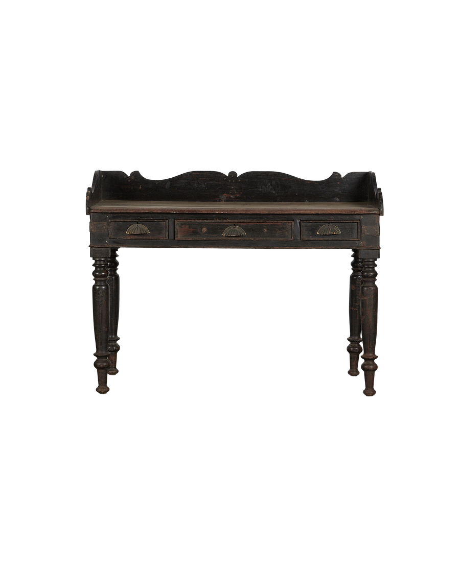 Vintage Wood Desk - Natural from India made of Wood