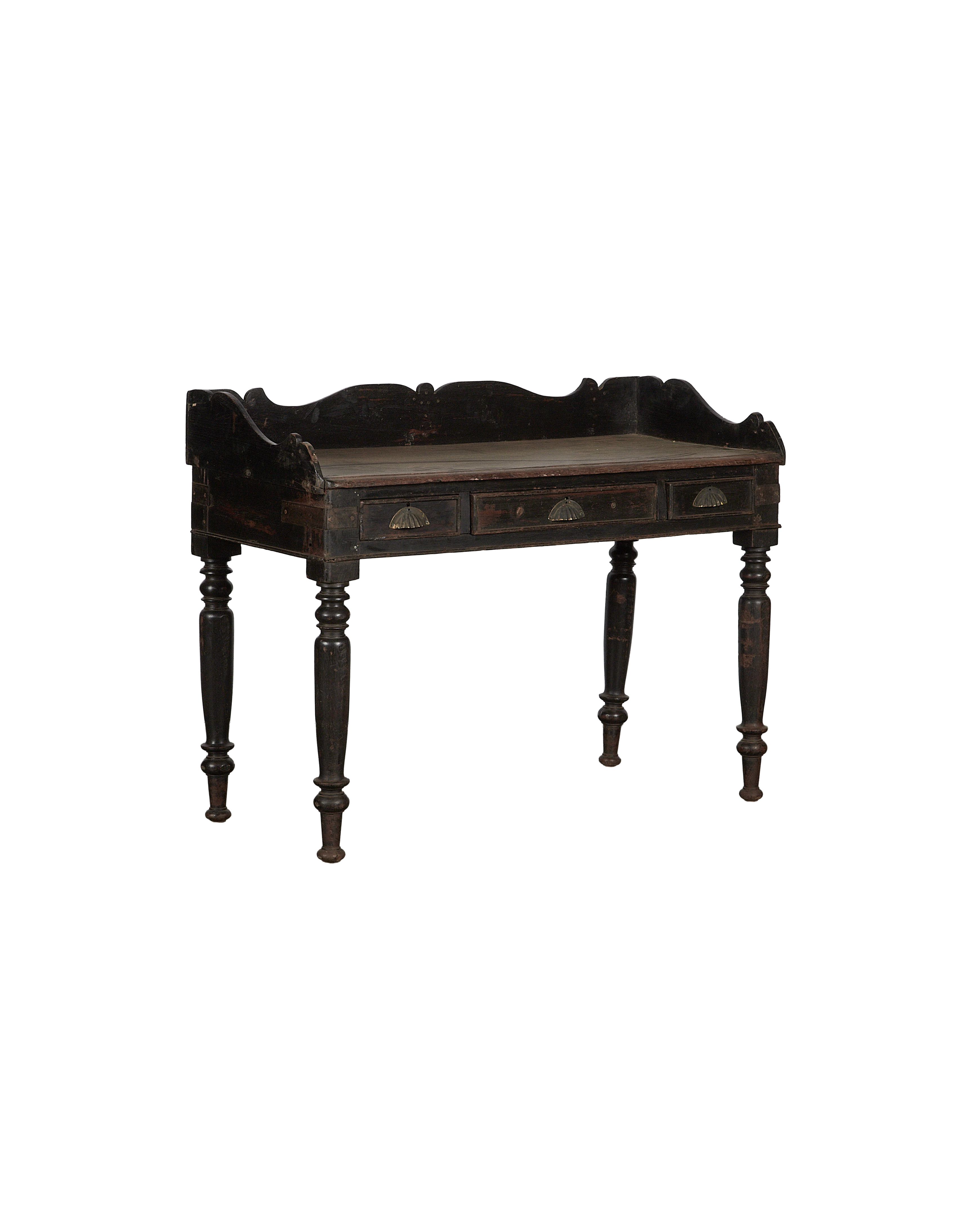 Vintage Wood Desk - Natural from India made of Wood
