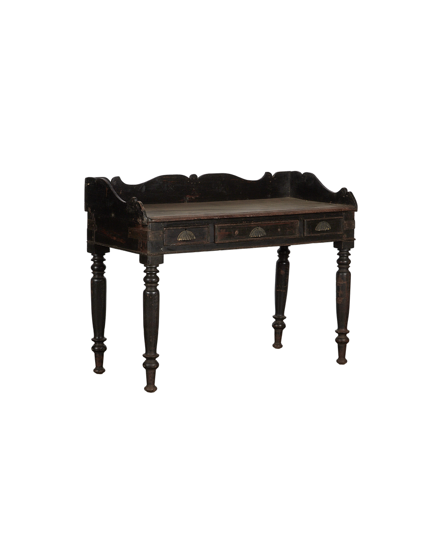Vintage Wood Desk - Natural from India made of Wood