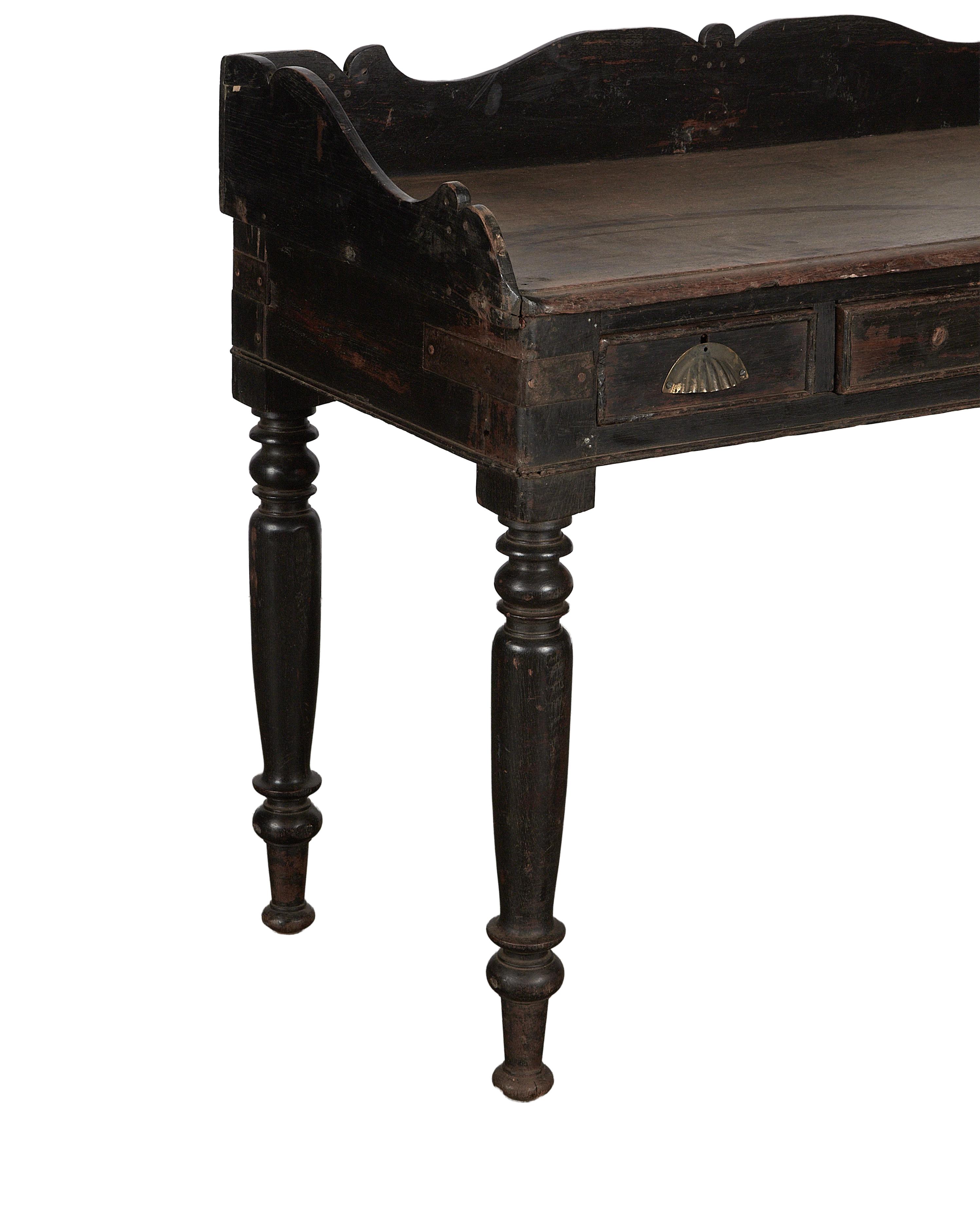 Vintage Wood Desk - Natural from India made of Wood