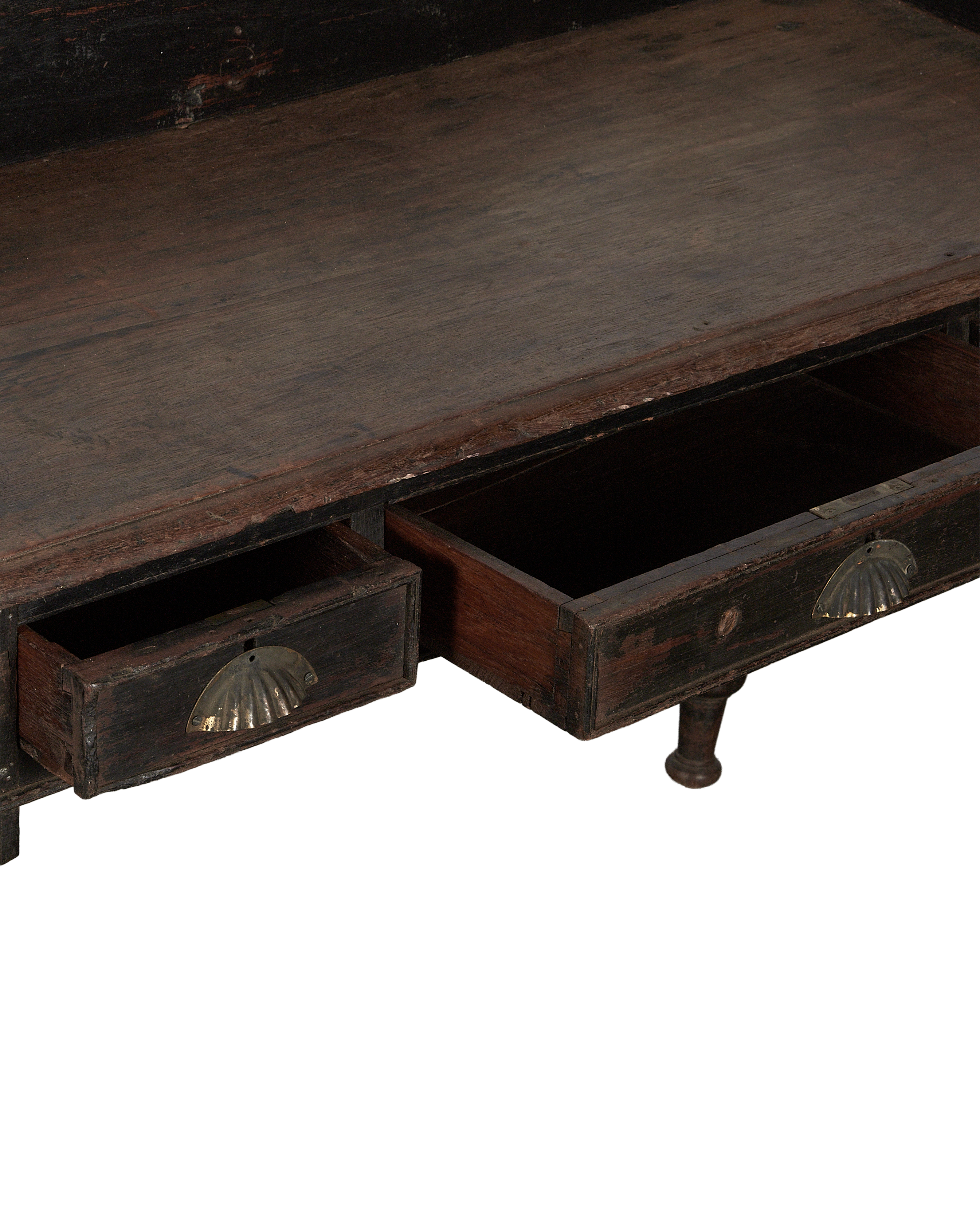 Vintage Wood Desk - Natural from India made of Wood