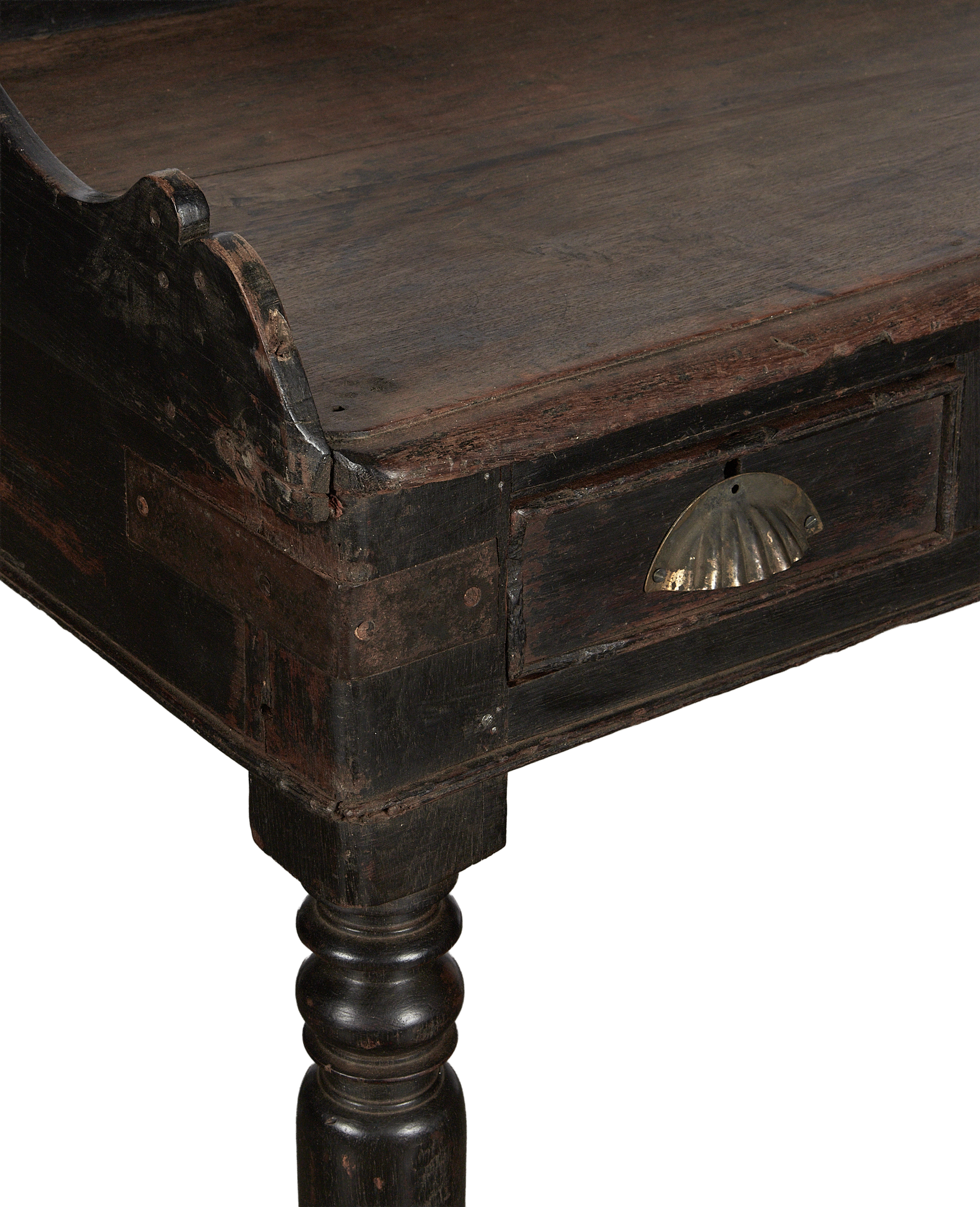 Vintage Wood Desk - Natural from India made of Wood