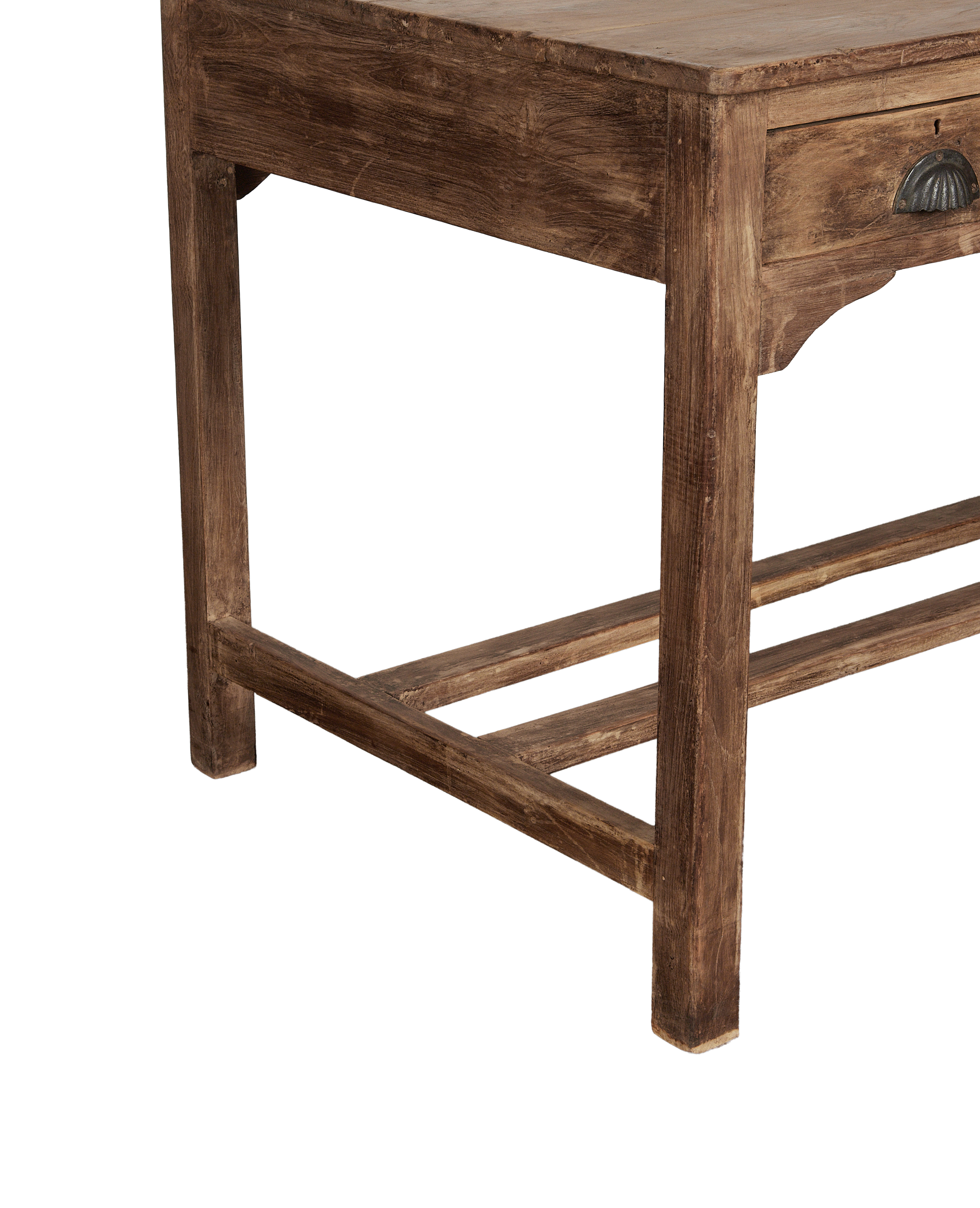 Vintage Wood Desk - Natural from India made of Wood