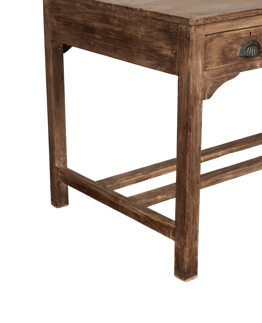 Vintage Wood Desk - Natural from India made of Wood