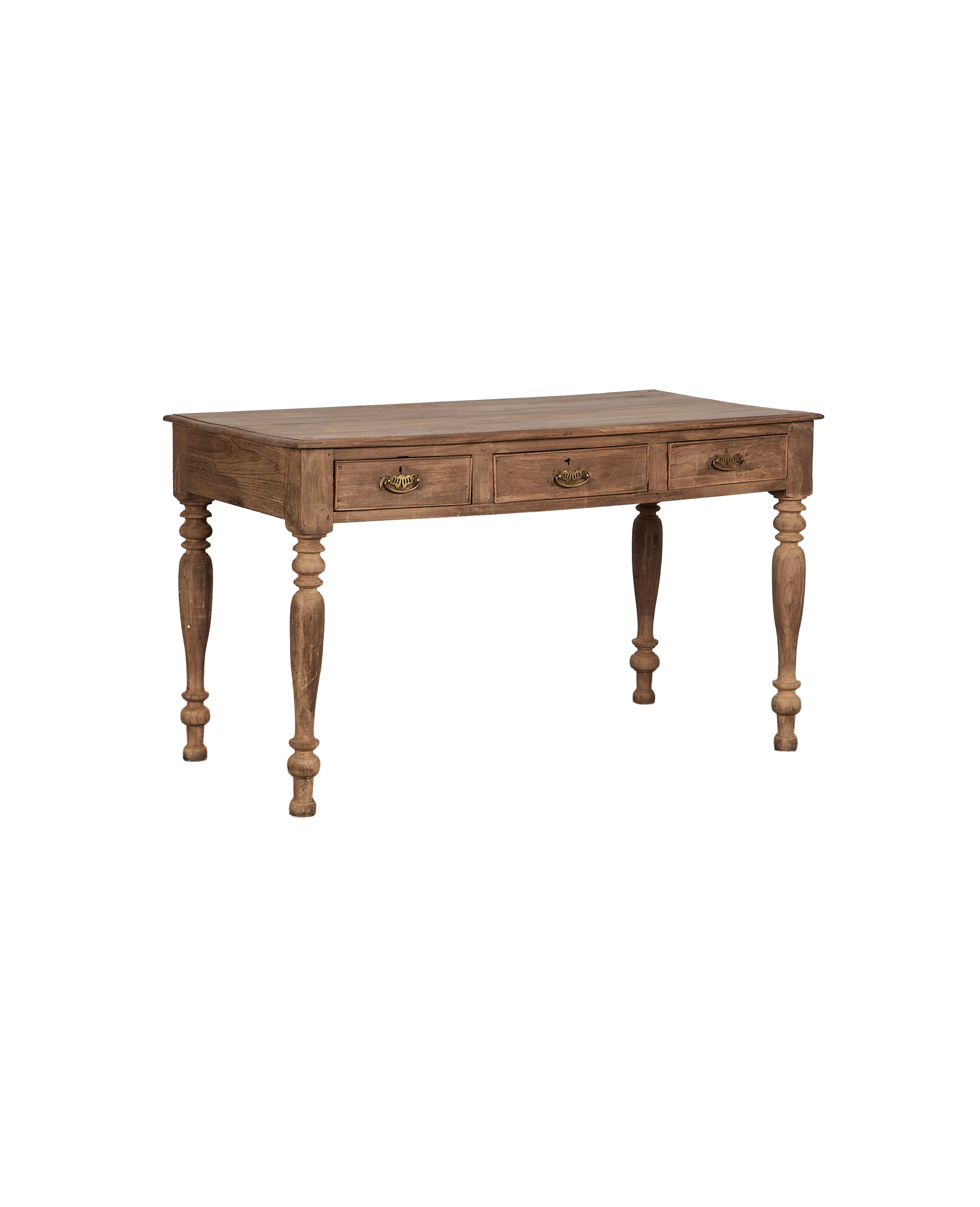 Vintage Wood Desk - Natural from India made of Wood