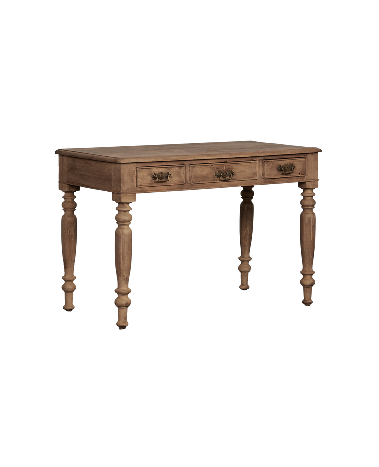 Wood Desk - Bleached