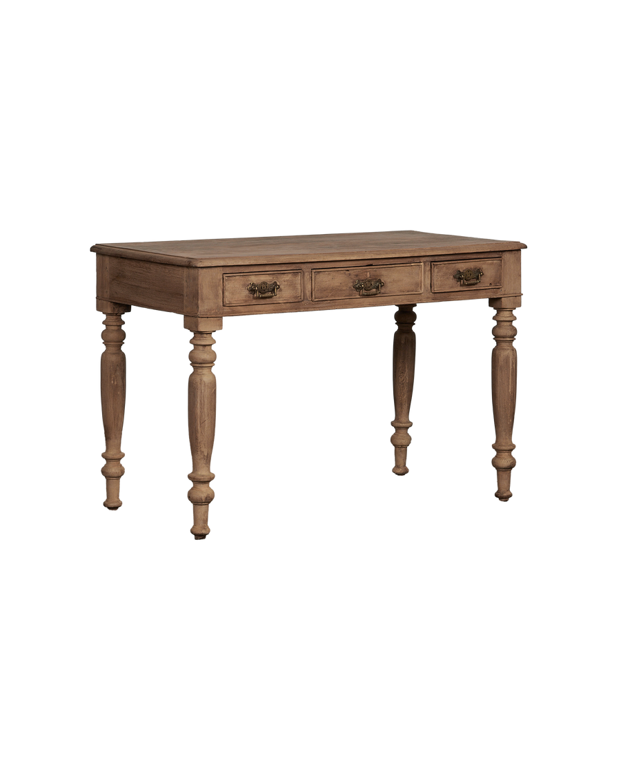 Vintage Wood Desk - Bleached from India made of Wood