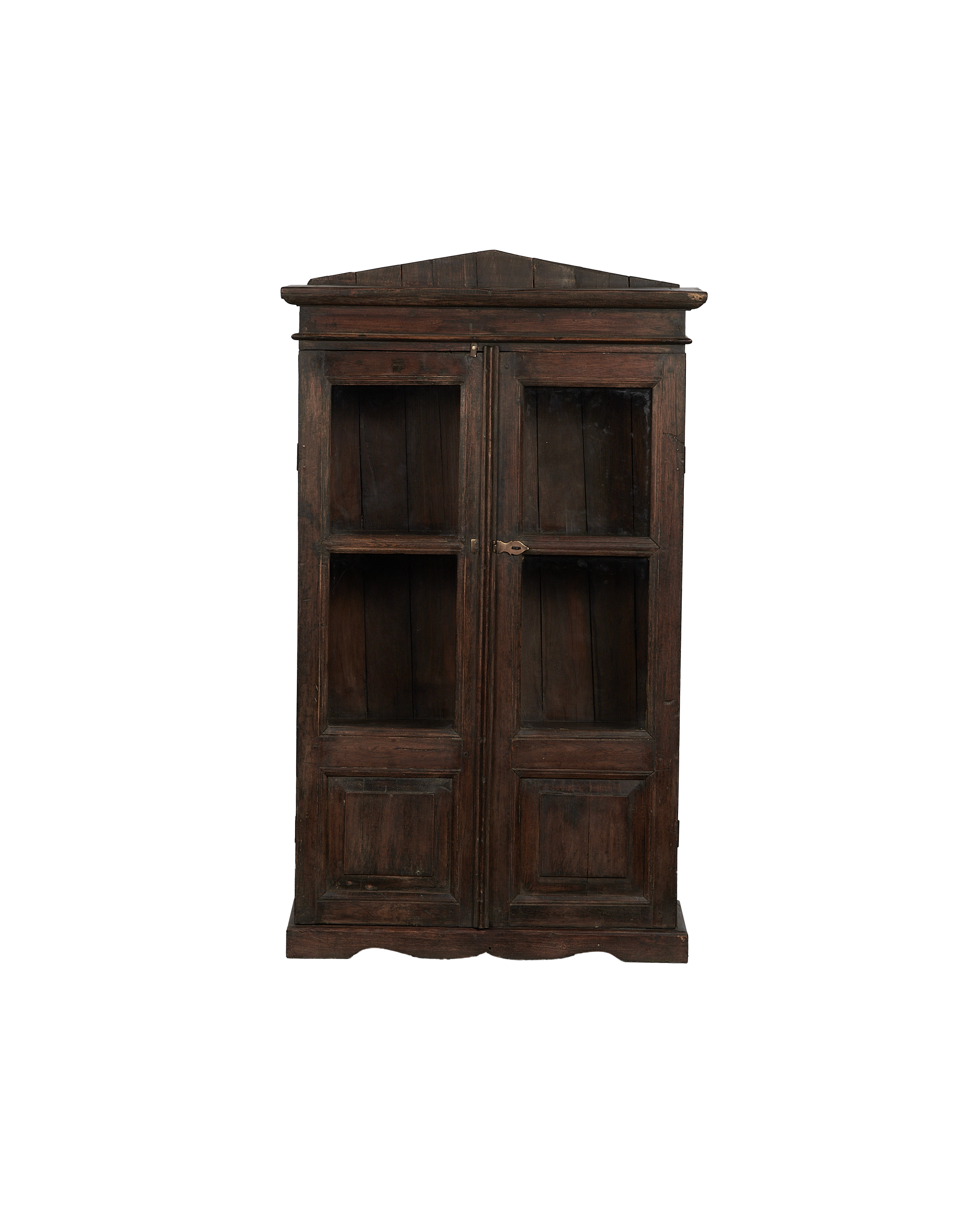 Vintage Wood Cabinet - Stained from India made of Wood