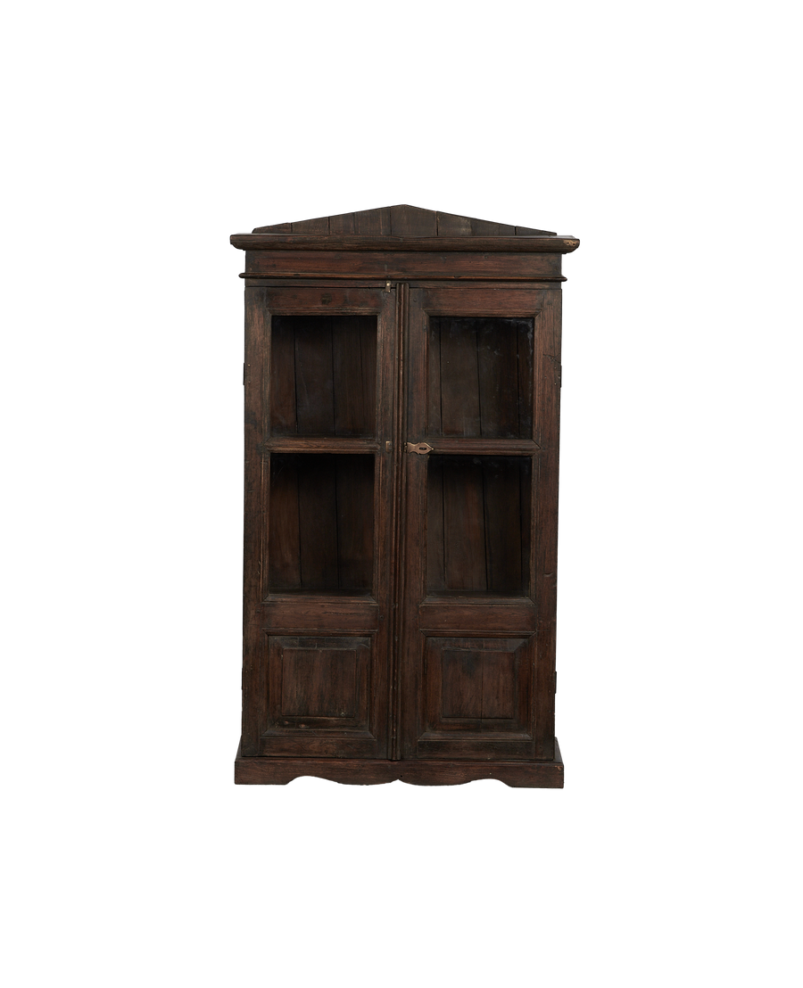 Vintage Wood Cabinet - Stained from India made of Wood