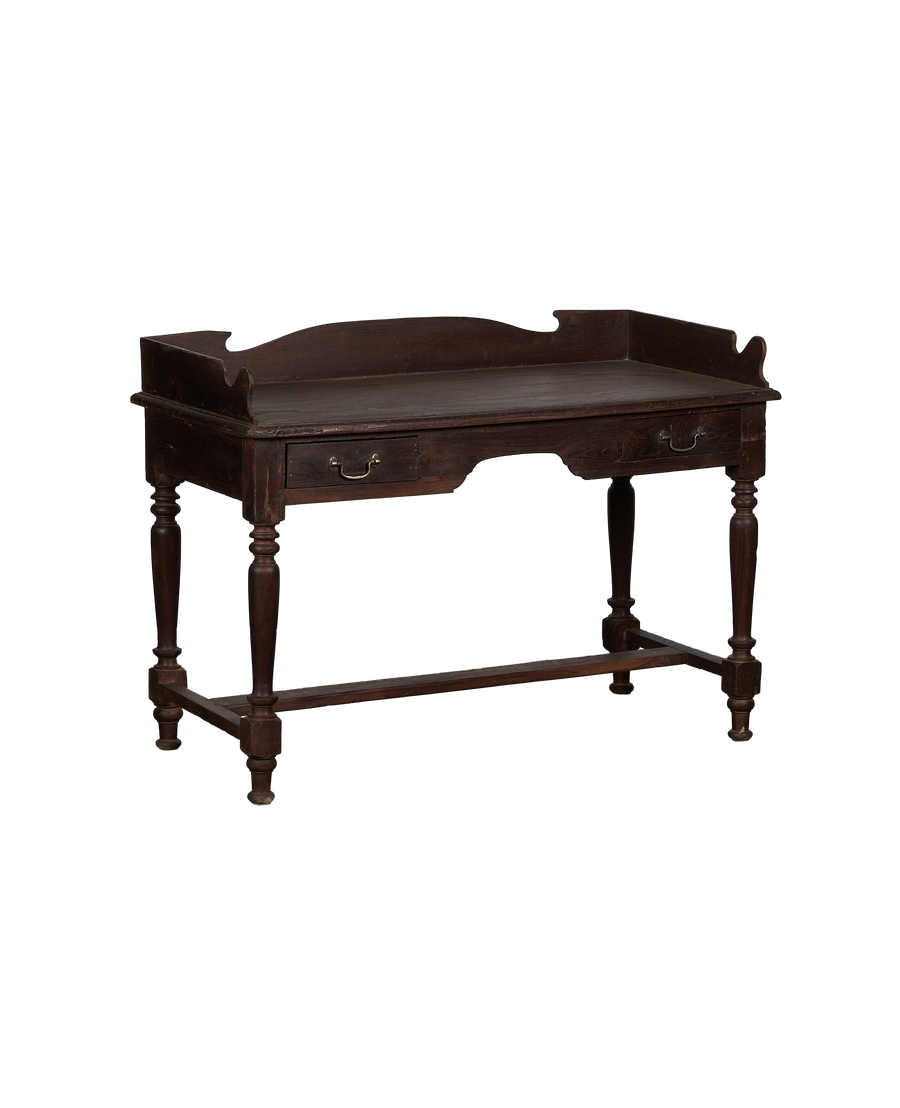 Vintage Wood Desk - Natural from India made of Wood