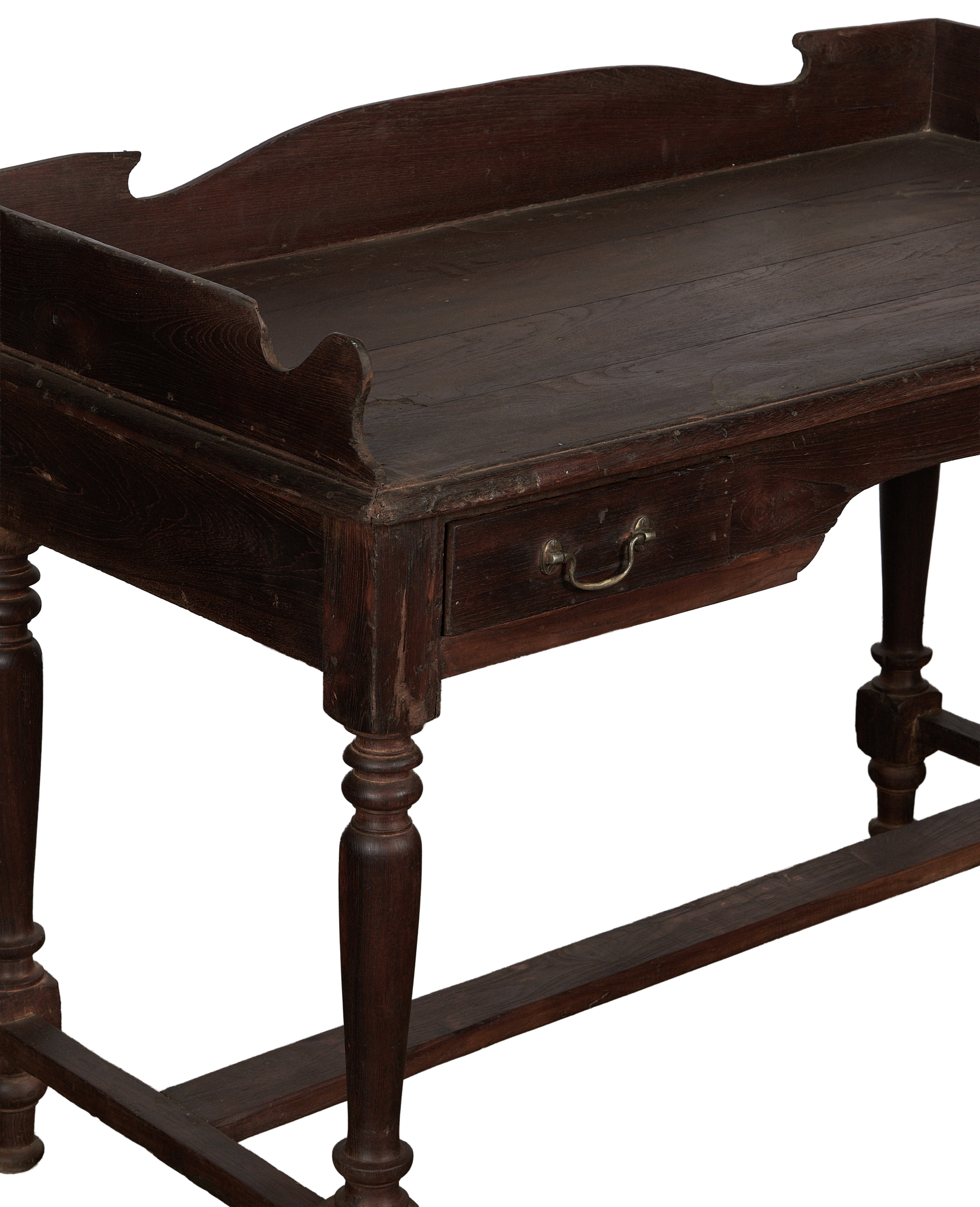 Vintage Wood Desk - Natural from India made of Wood