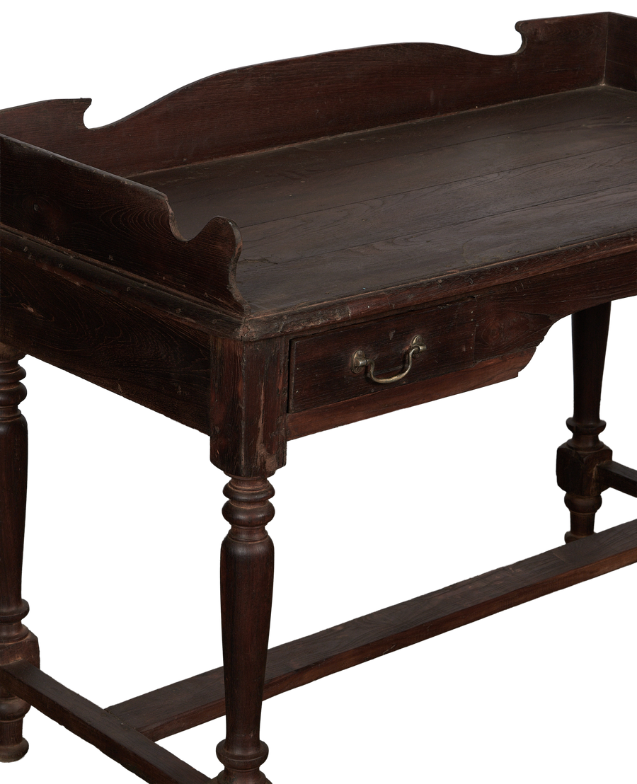 Vintage Wood Desk - Natural from India made of Wood