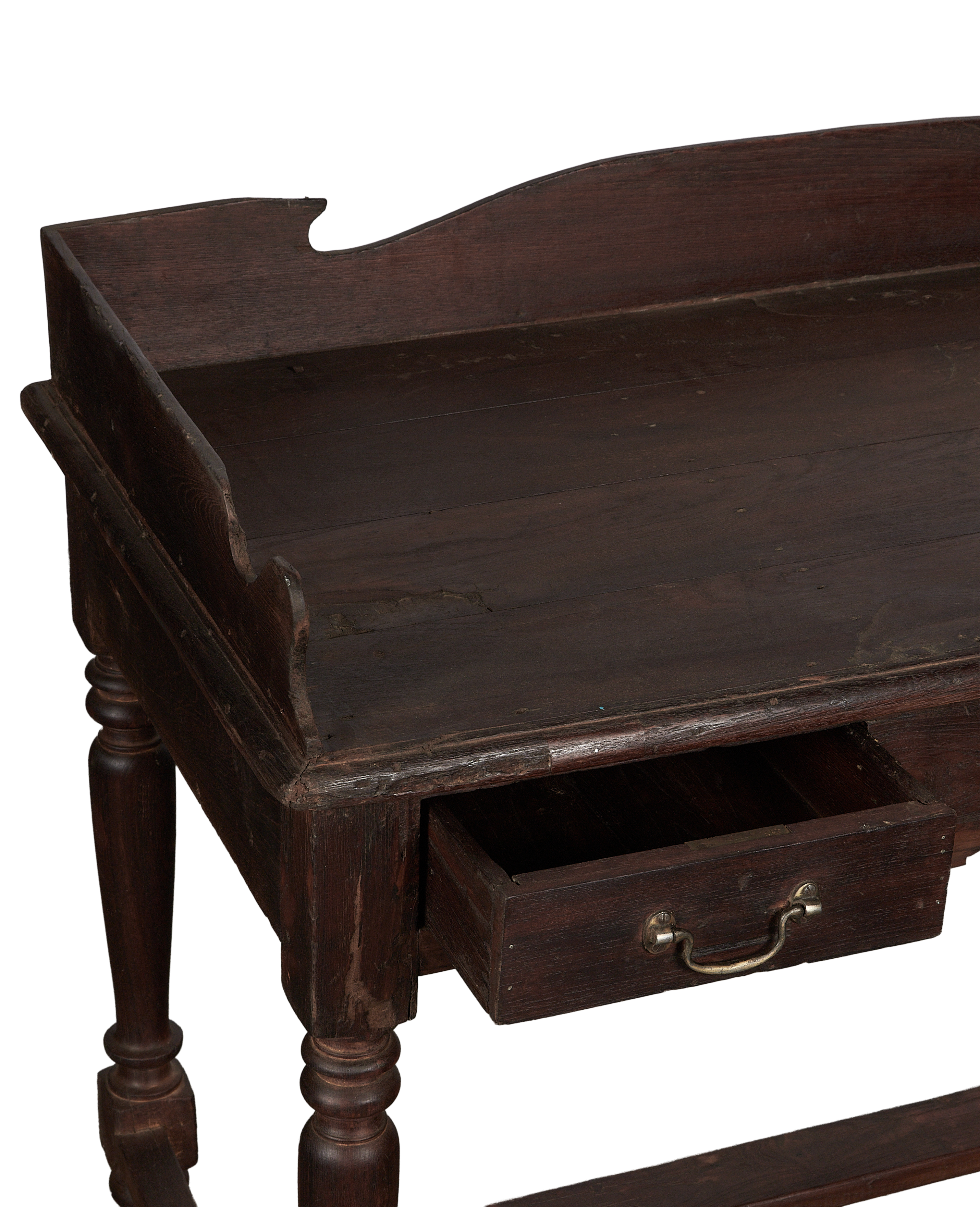 Vintage Wood Desk - Natural from India made of Wood