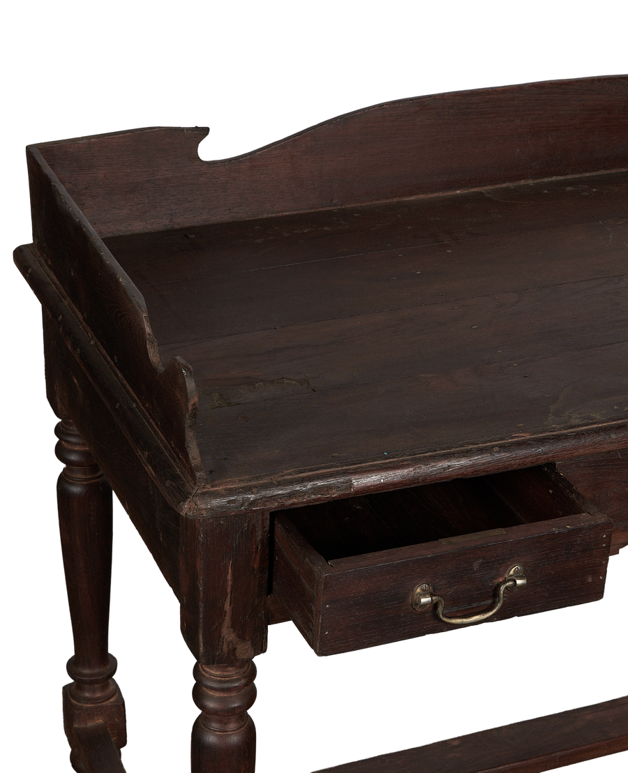 Vintage Wood Desk - Natural from India made of Wood