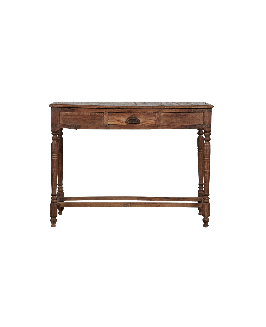 Vintage Wood Desk - Natural from India made of Wood