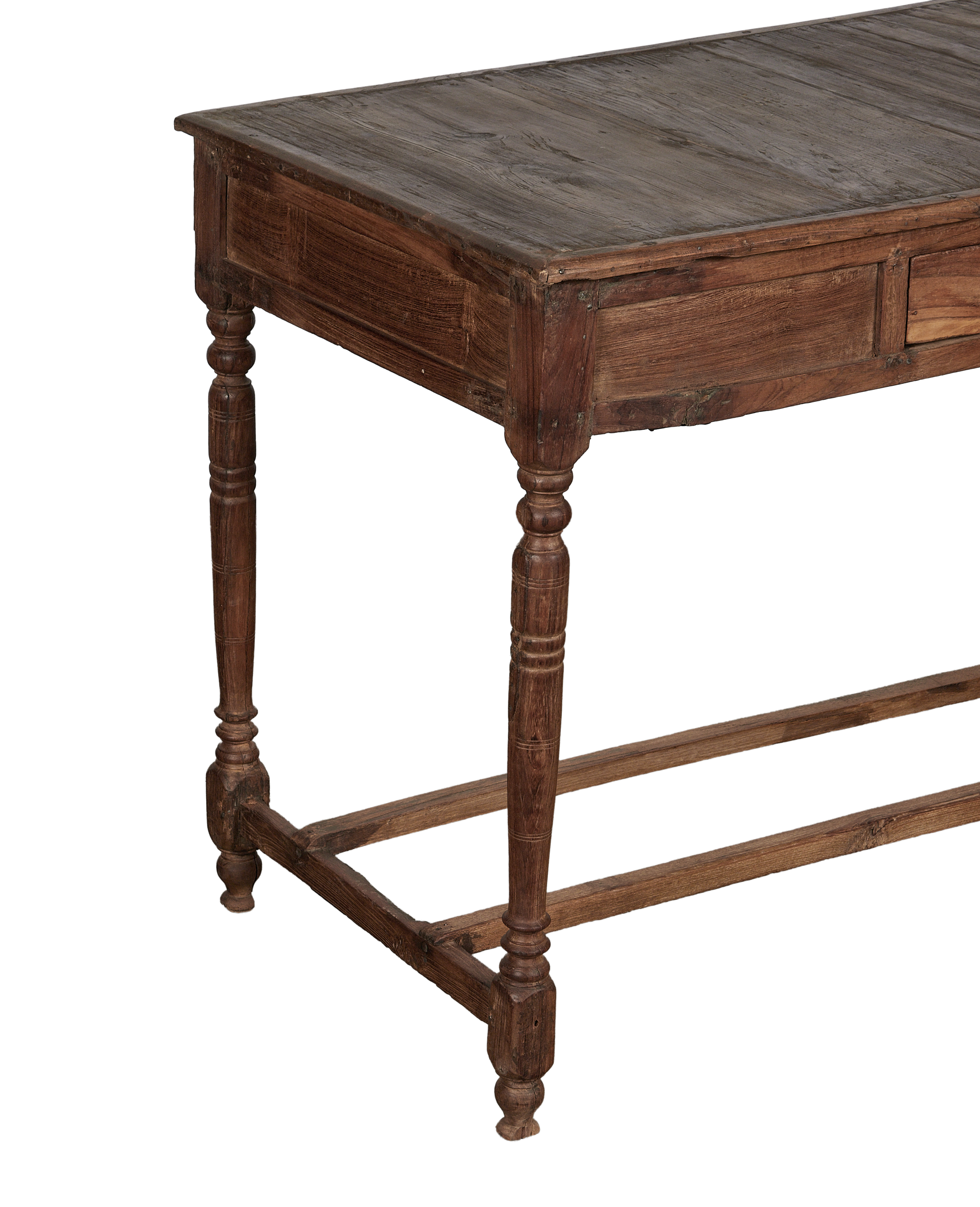 Vintage Wood Desk - Natural from India made of Wood