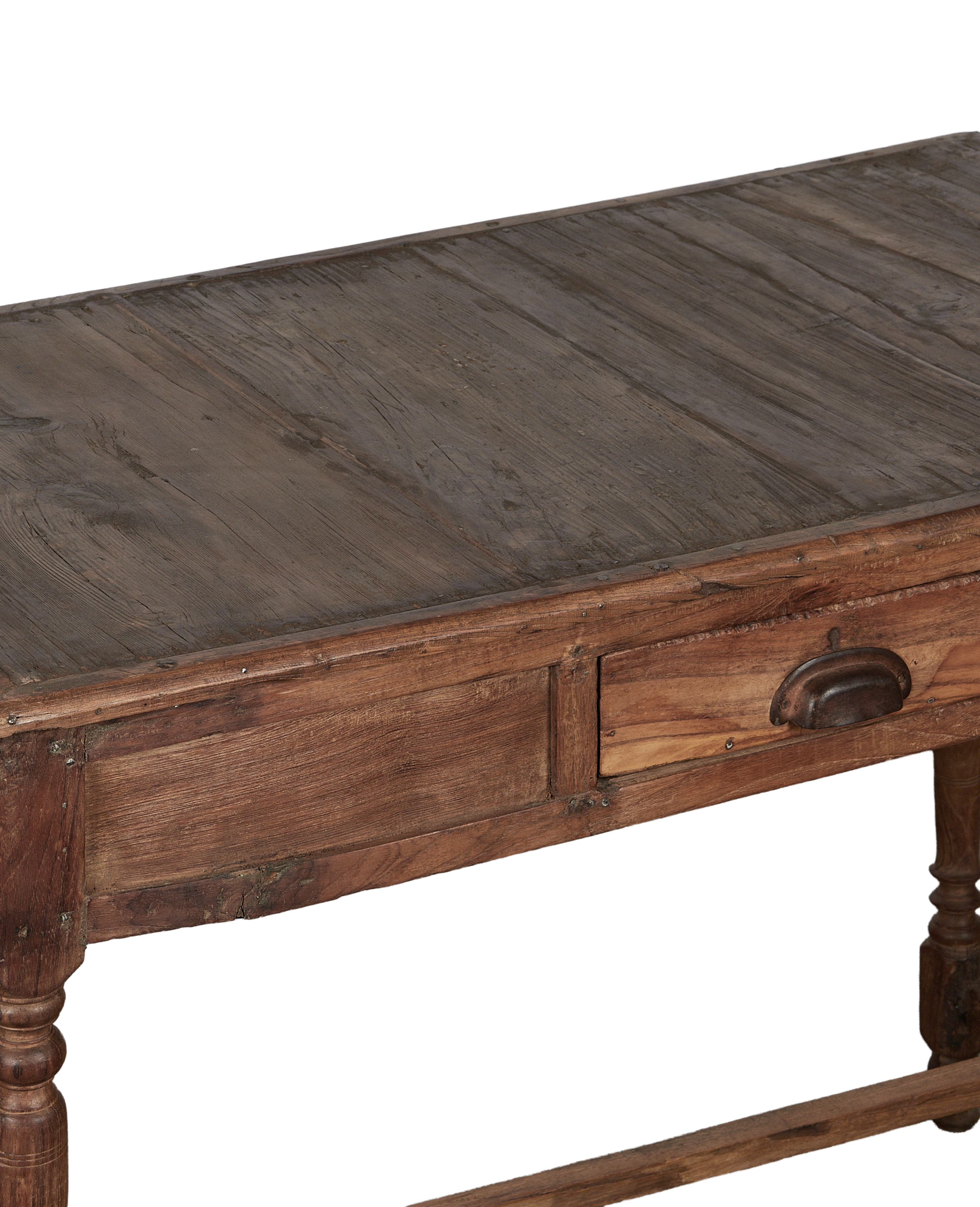 Vintage Wood Desk - Natural from India made of Wood