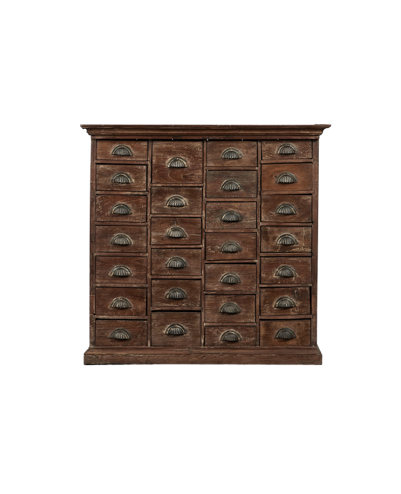 Apothecary Drawers - Stained