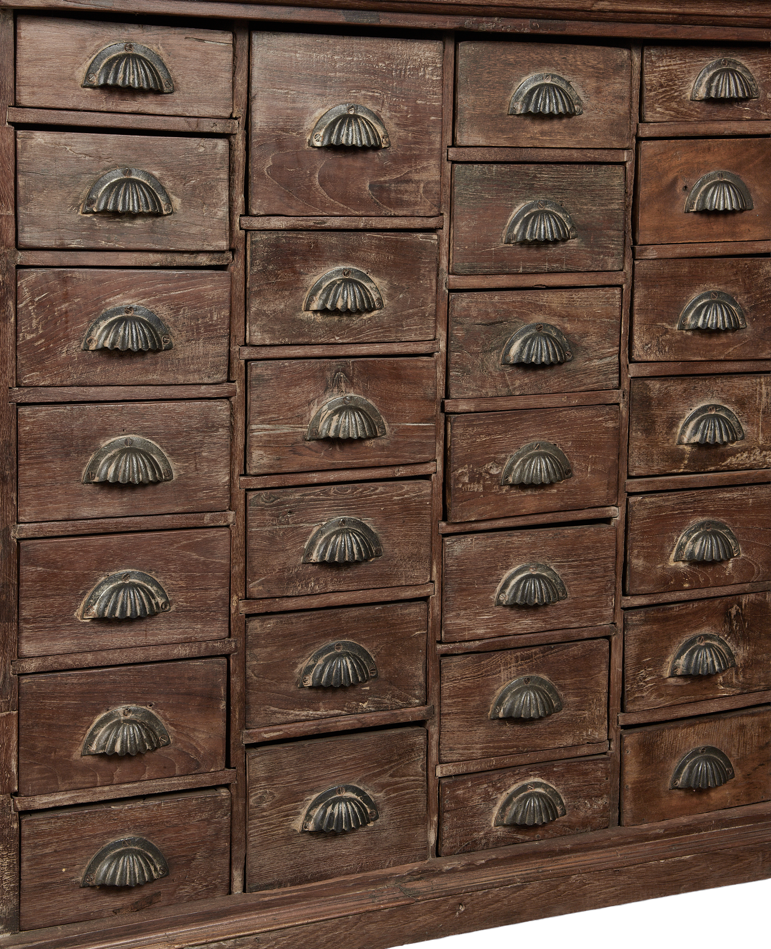 Vintage Apothecary Drawers - Stained from India made of Wood
