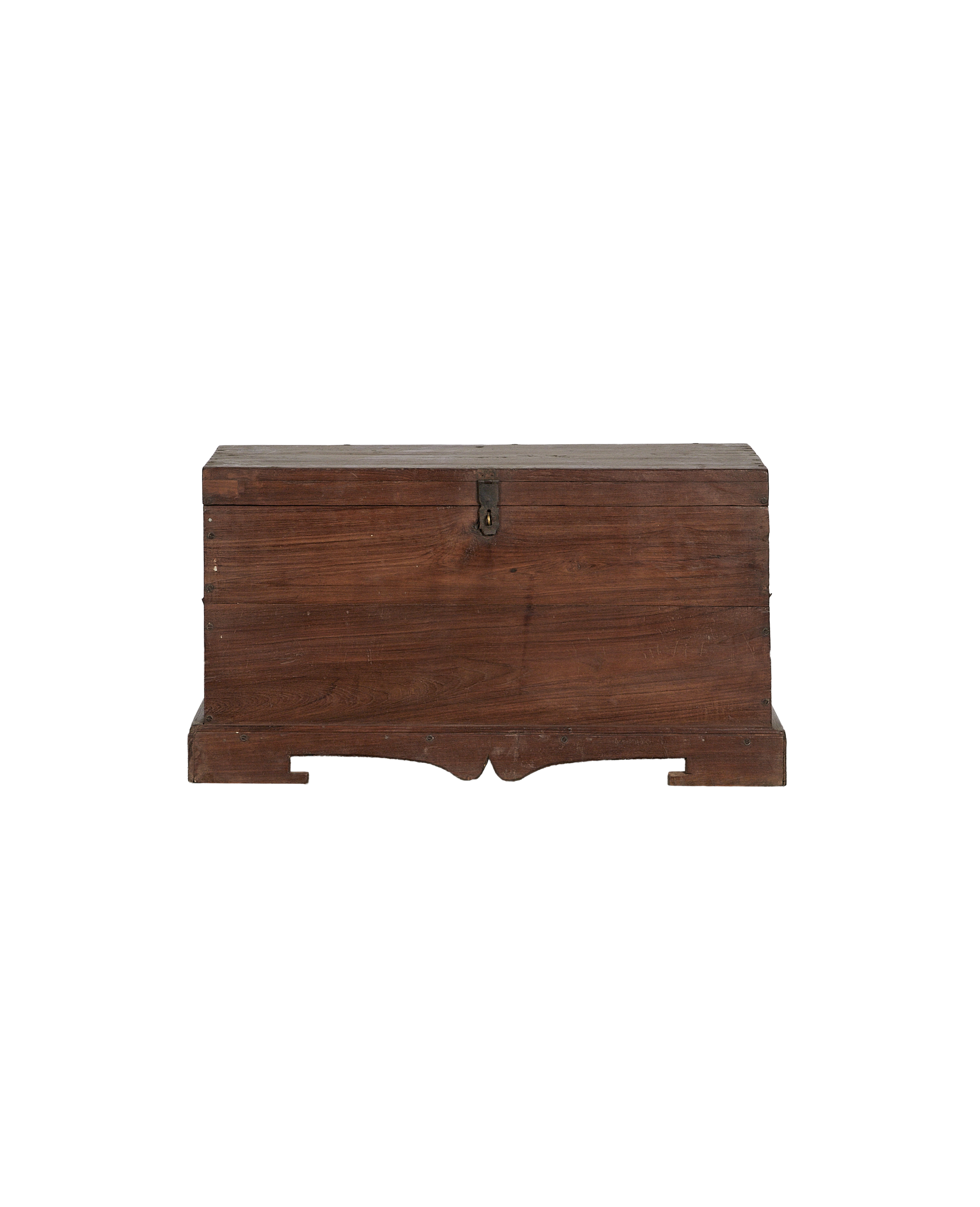 Vintage Wood Chest from India made of Wood