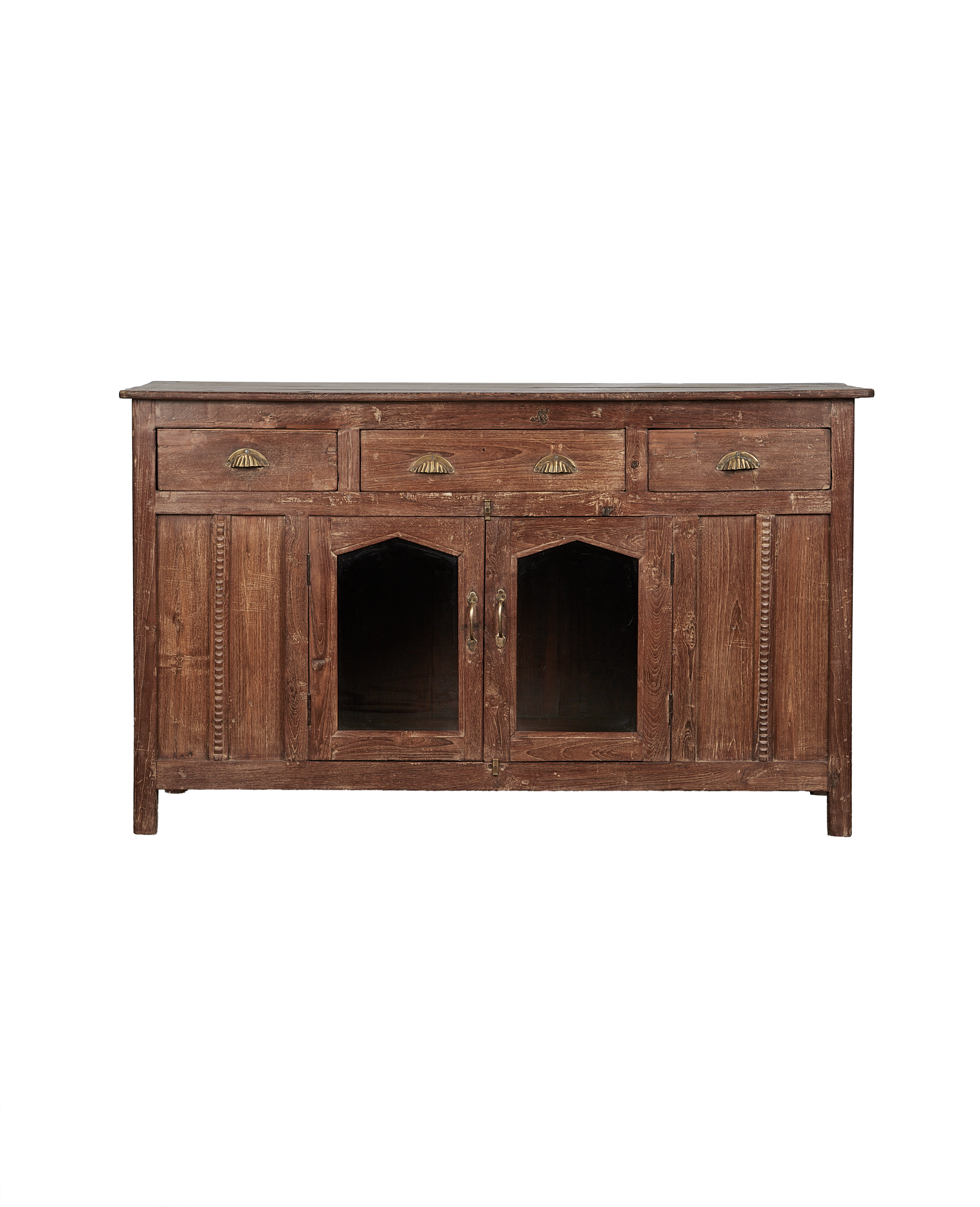 Vintage Wood Sideboard - Natural from India made of Wood