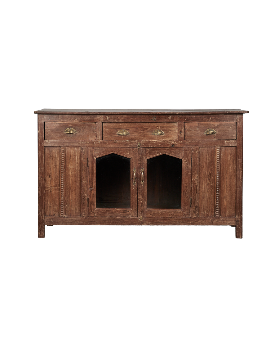 Vintage Wood Sideboard - Natural from India made of Wood