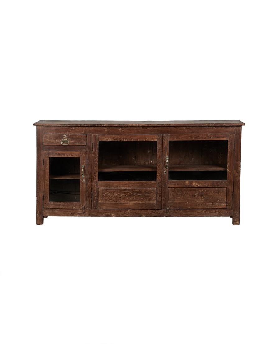Vintage Wood Sideboard - Natural from India made of Wood
