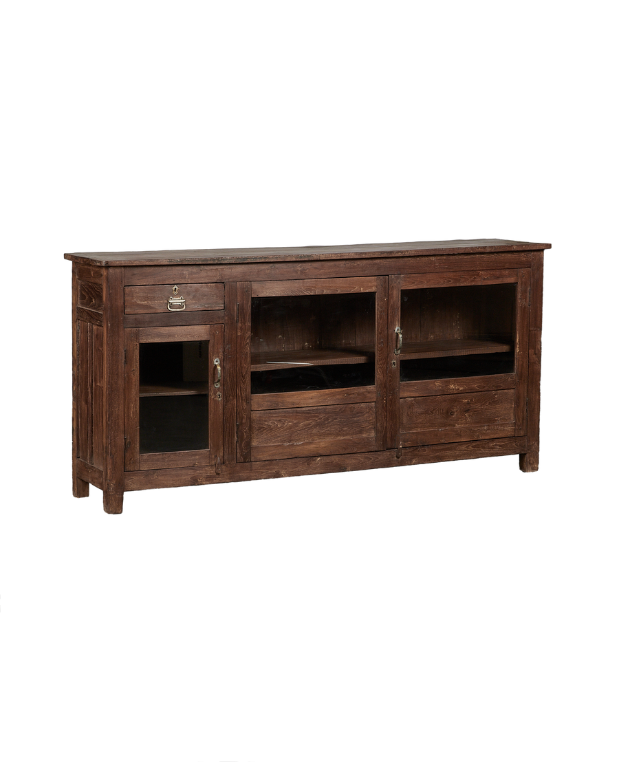 Vintage Wood Sideboard - Natural from India made of Wood