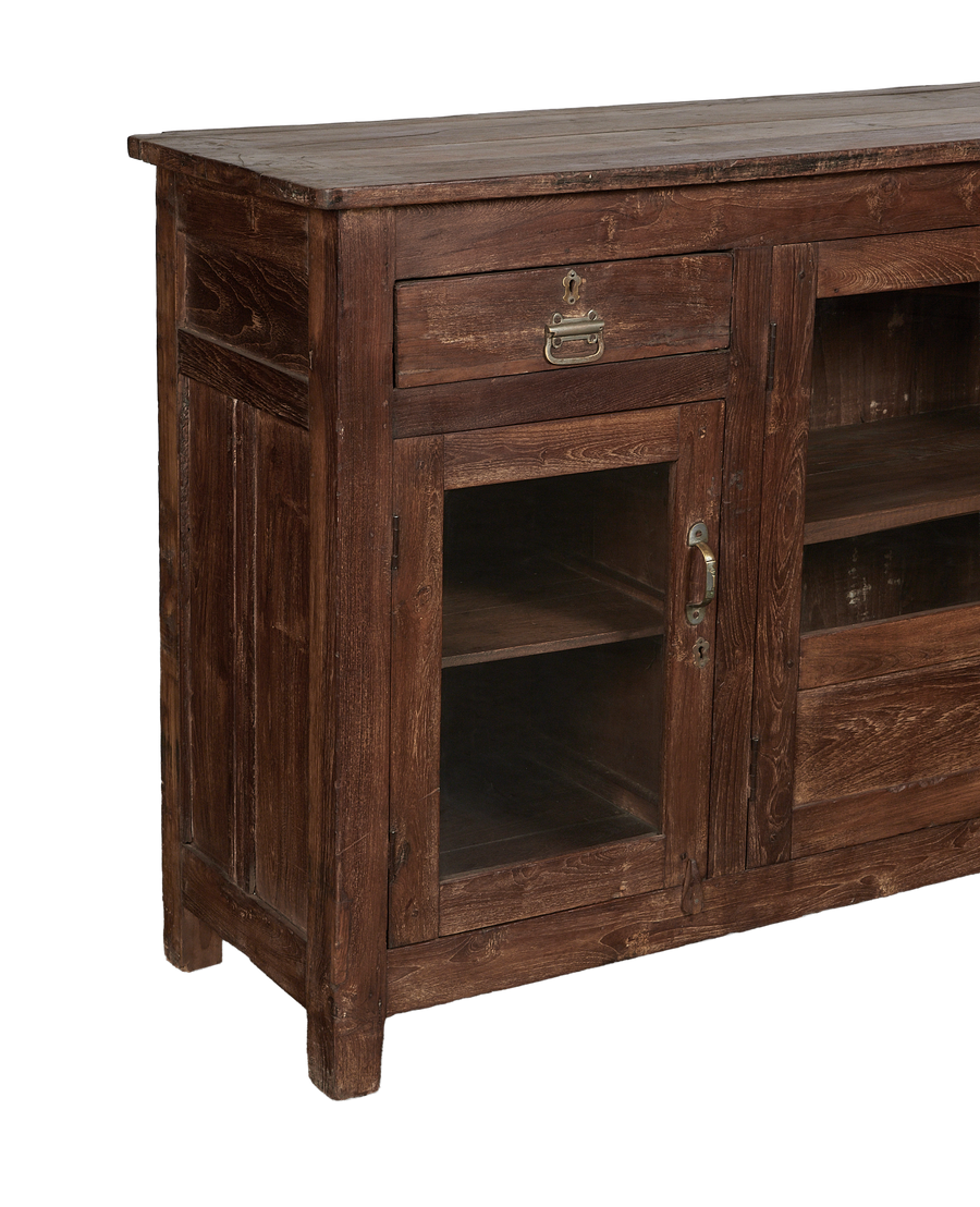 Vintage Wood Sideboard - Natural from India made of Wood