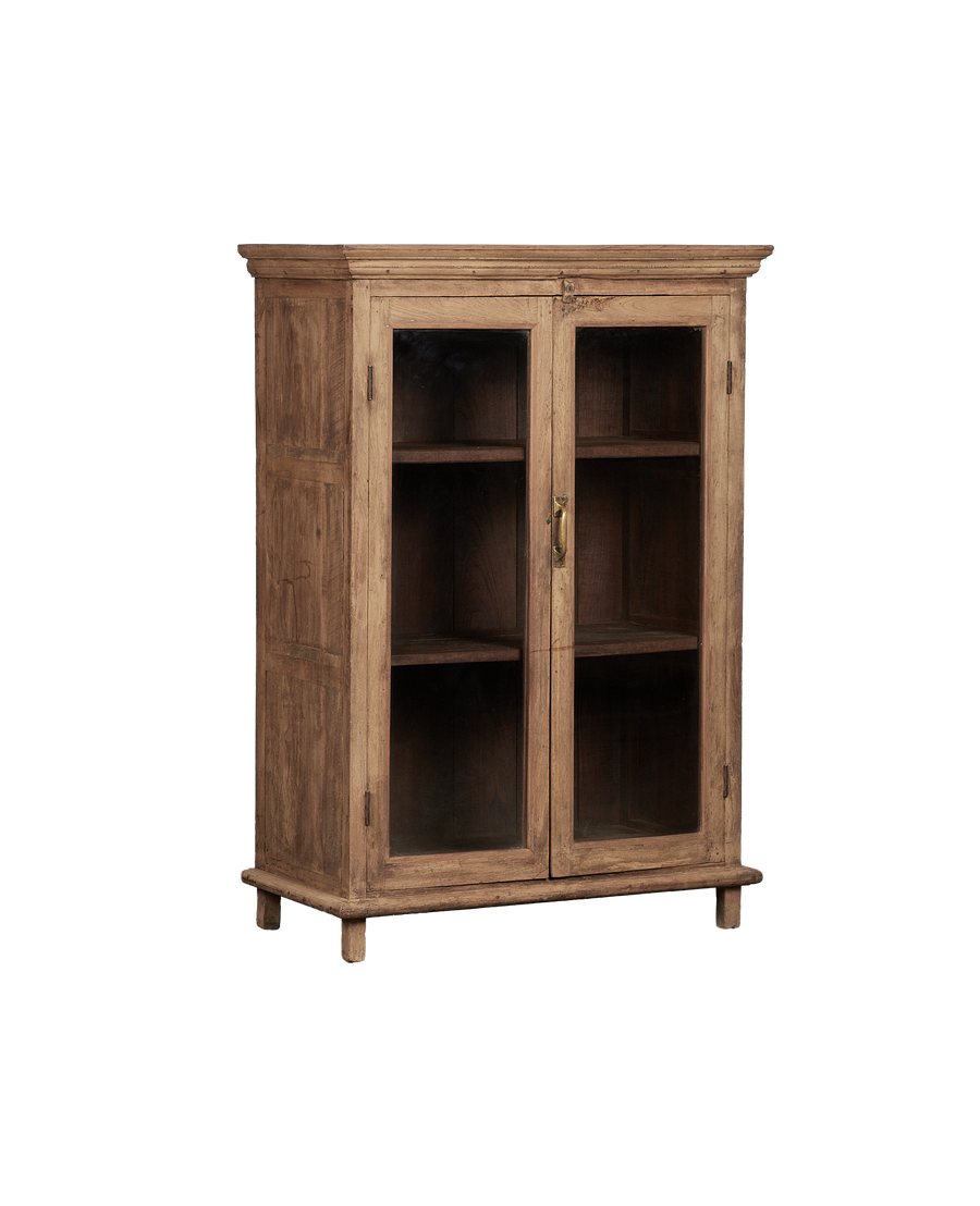 Vintage Wood Cabinet - Bleached from India made of Wood