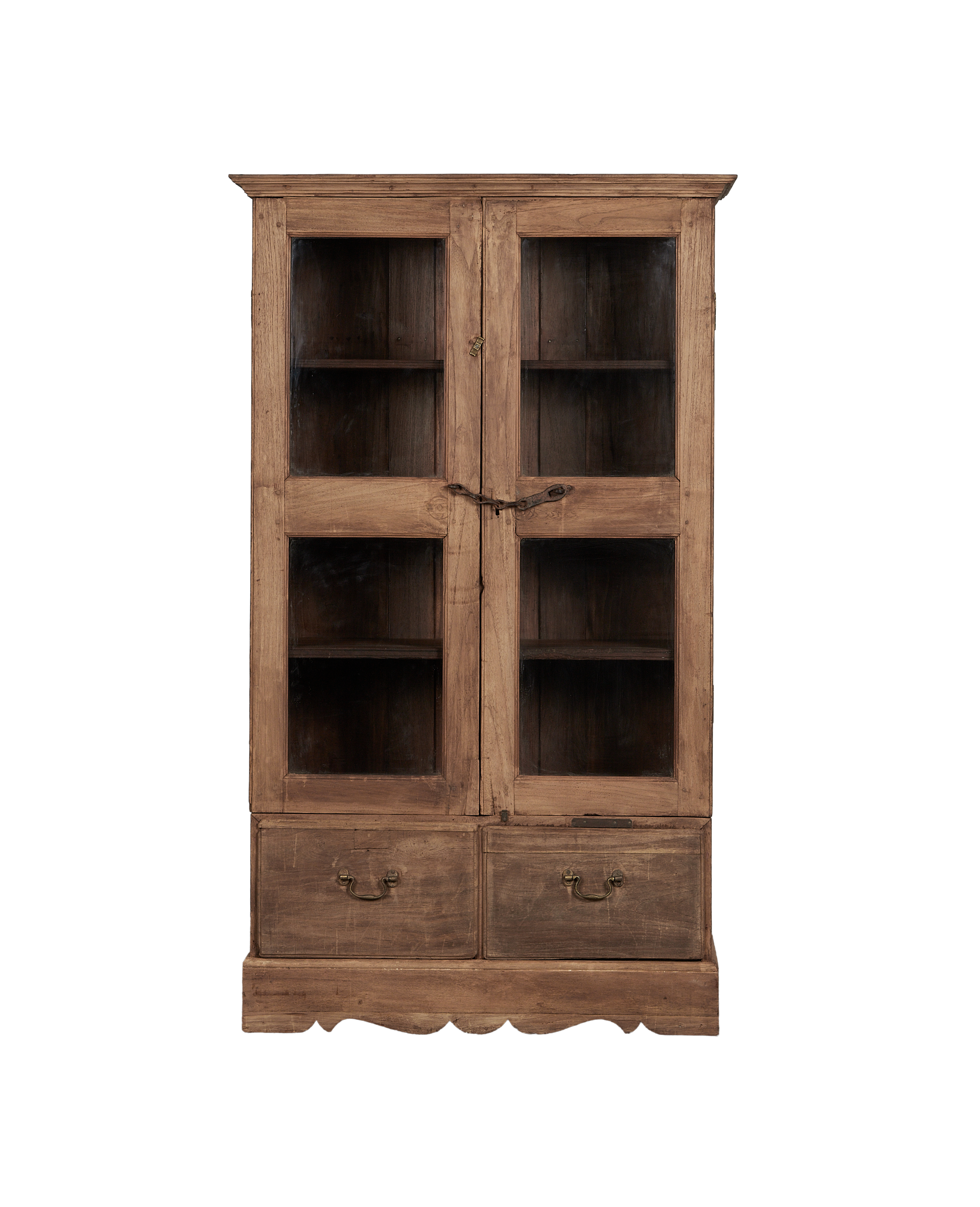 Vintage Wood Cabinet - Natural from India made of Wood