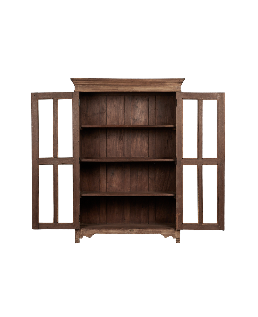 Vintage Wood Cabinet - Natural from India made of Wood
