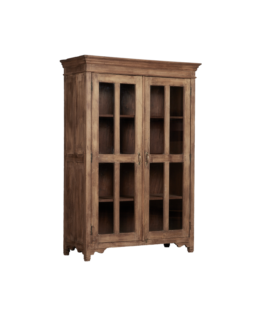 Vintage Wood Cabinet - Natural from India made of Wood