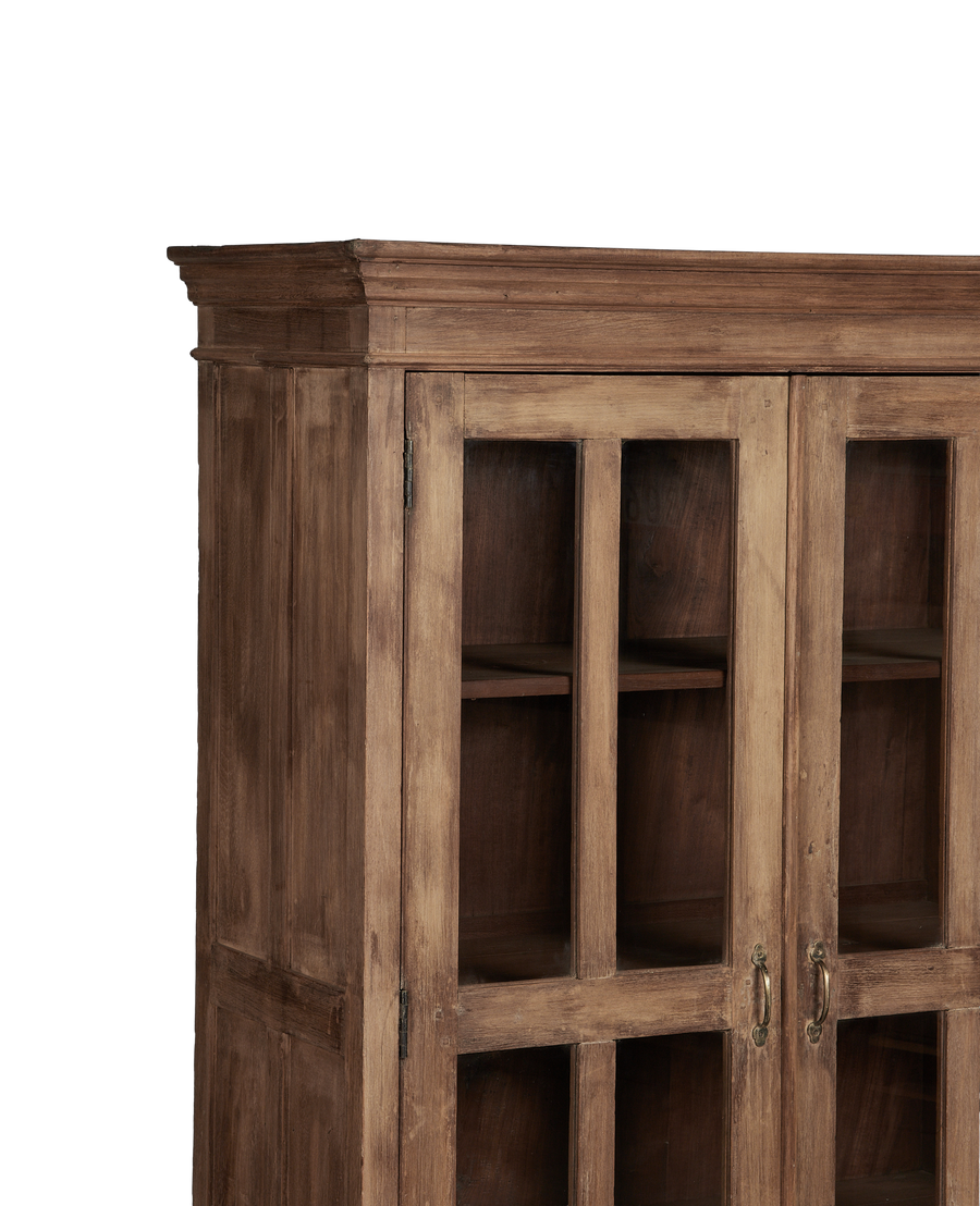 Vintage Wood Cabinet - Natural from India made of Wood