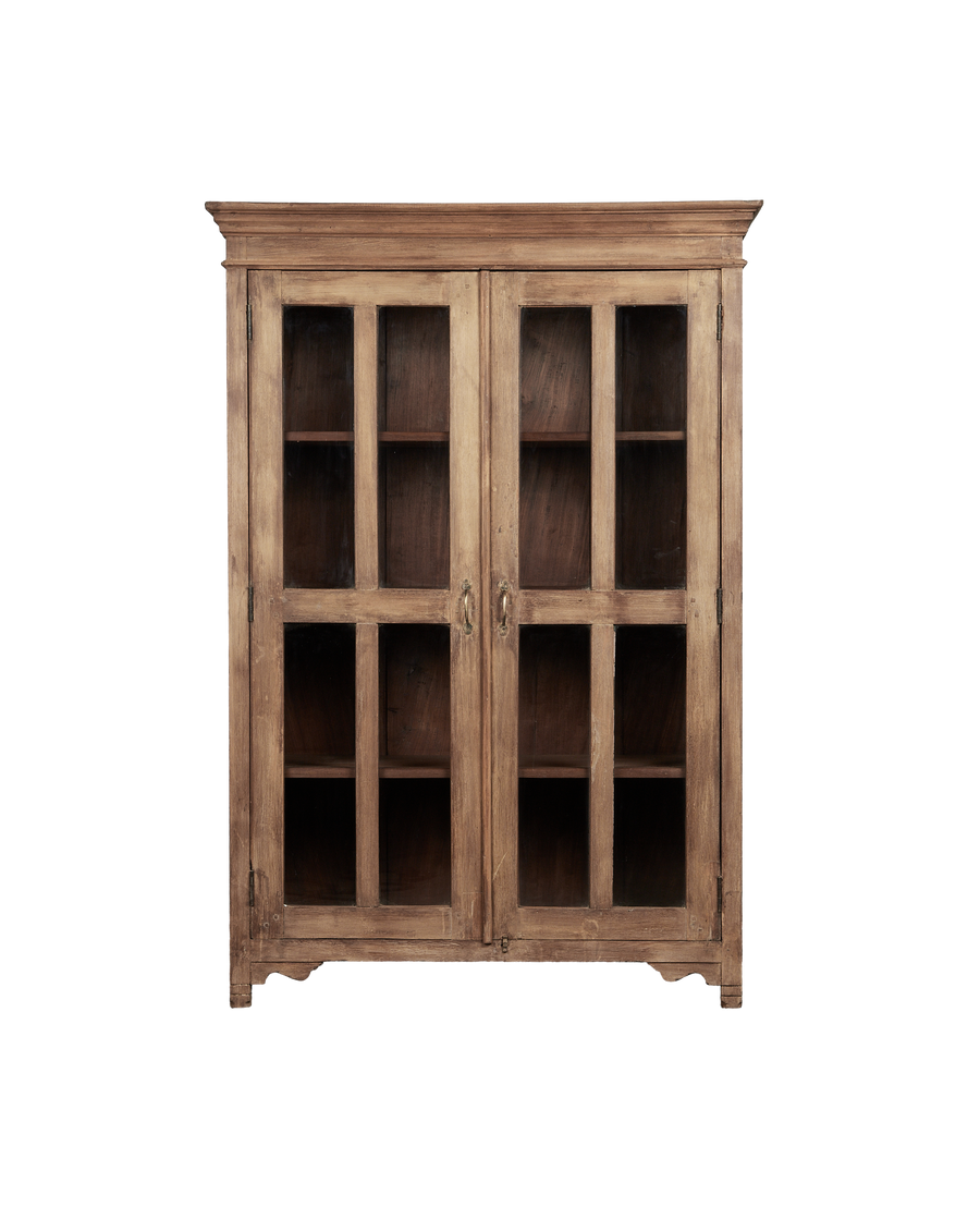 Vintage Wood Cabinet - Natural from India made of Wood