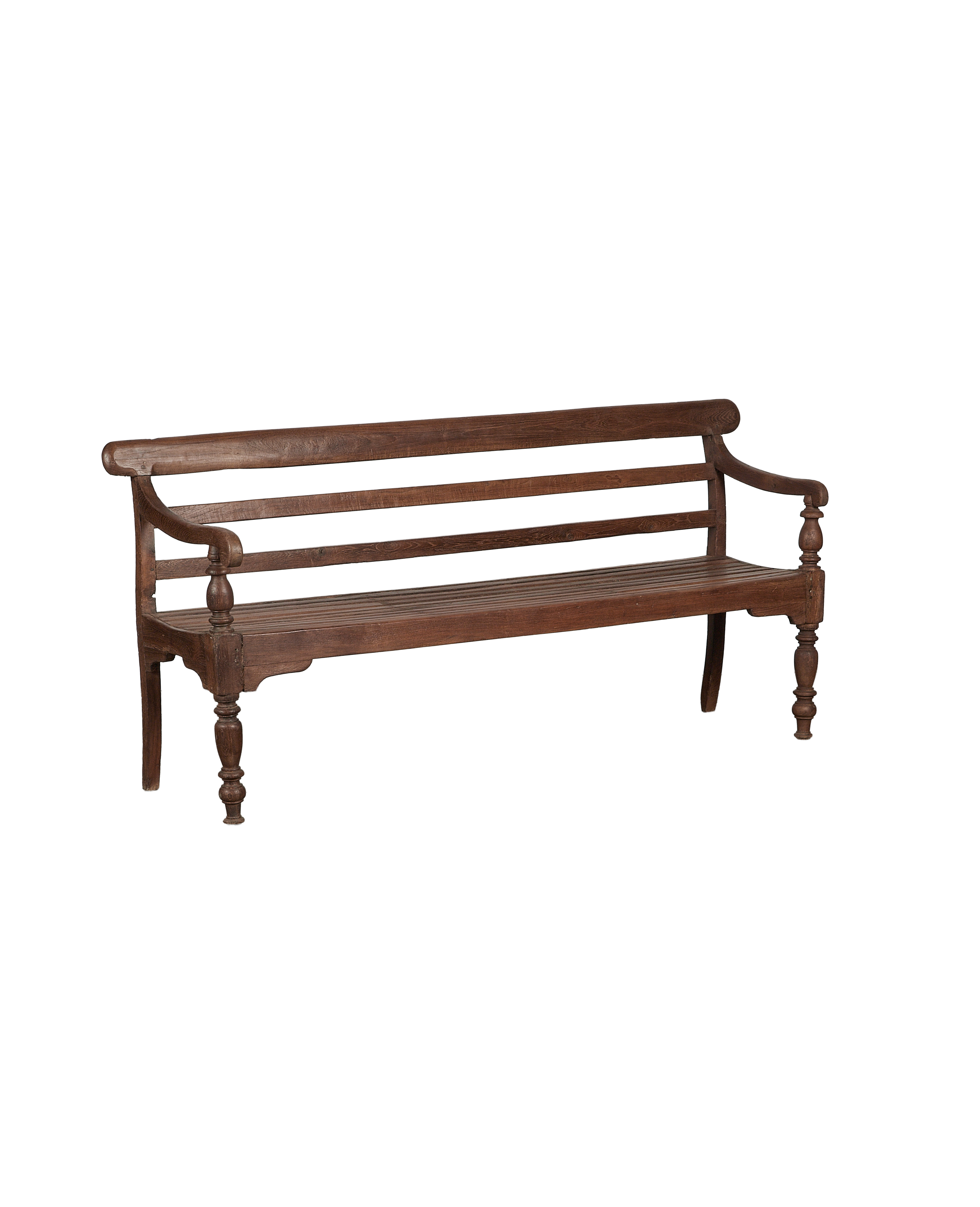 Vintage Park Bench from India made of Wood