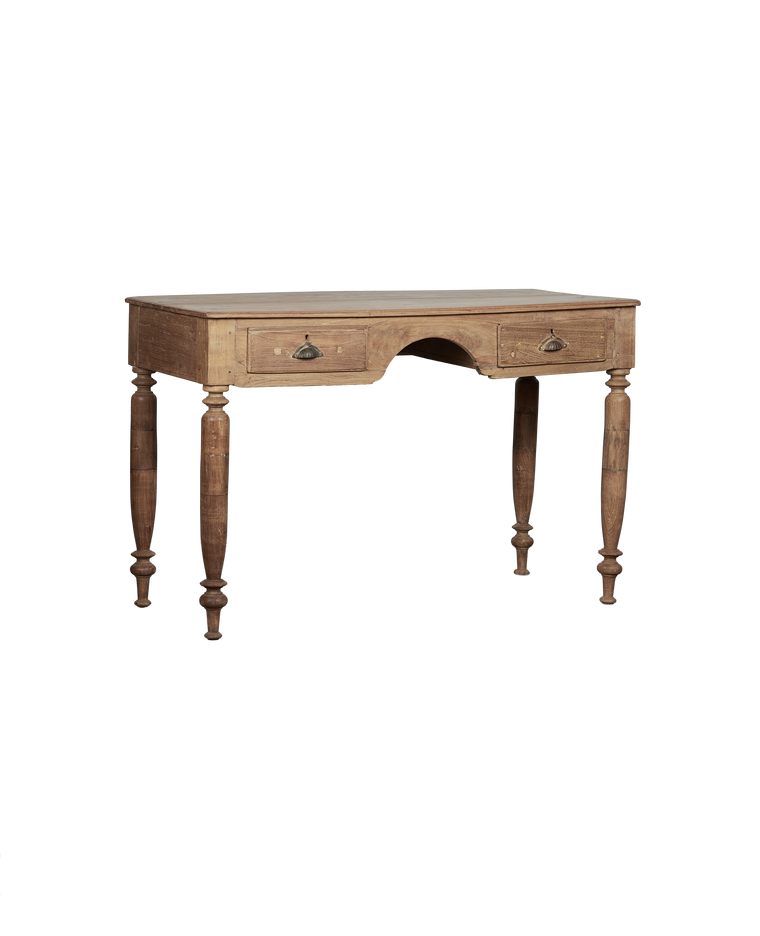 Wood Desk - Bleached