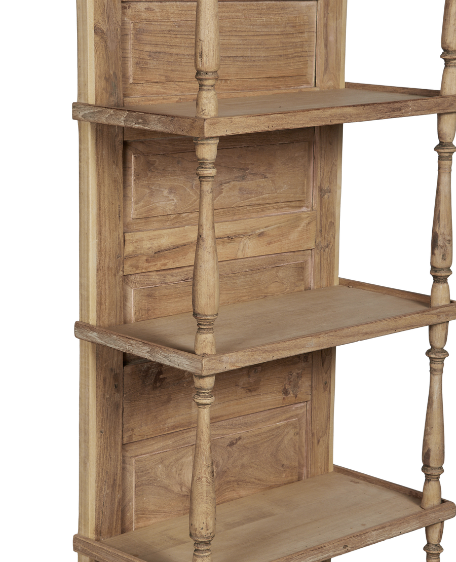 Vintage Wood Shelf - Bleached from India made of Wood