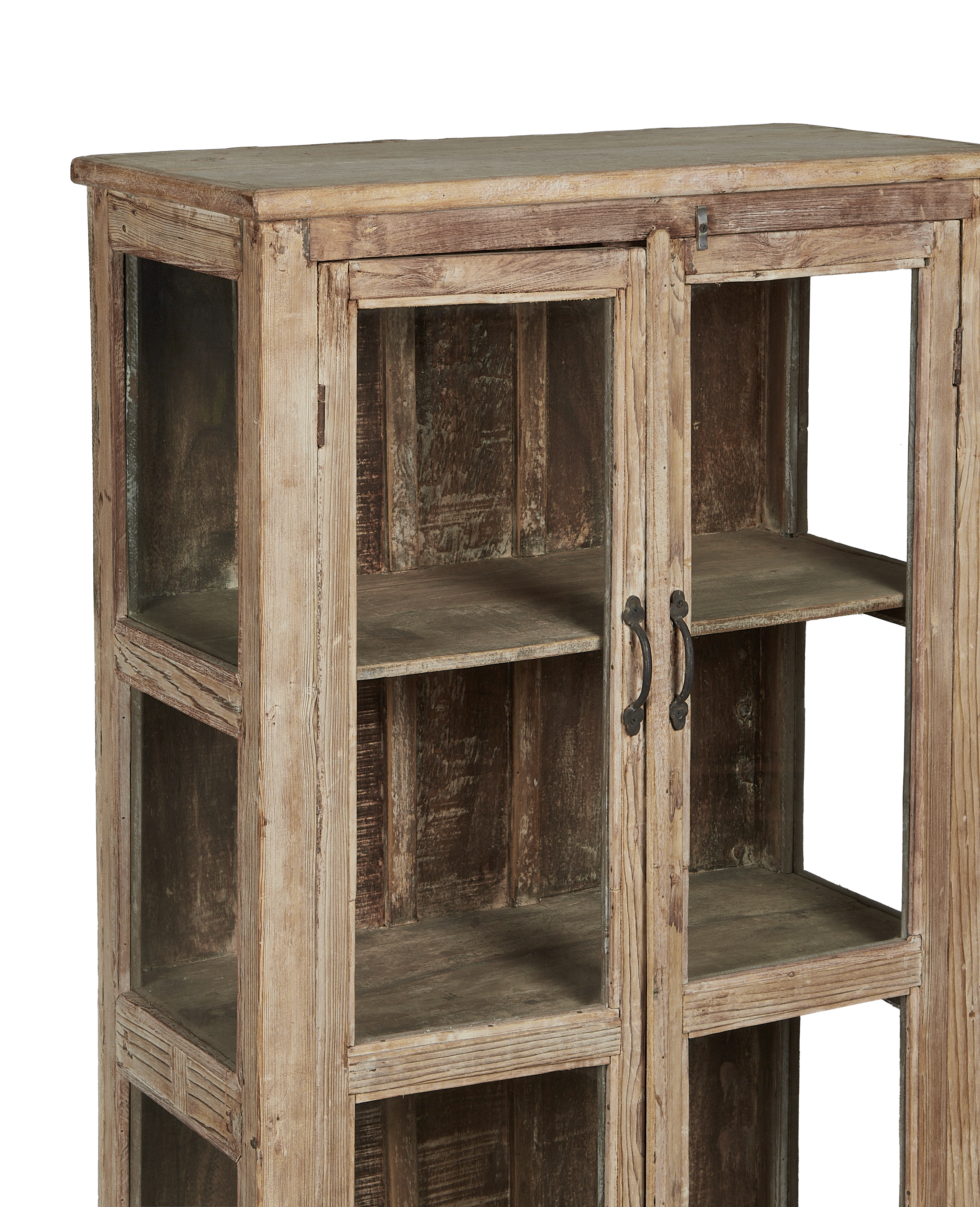 Vintage Wood Cabinet - Bleached from India made of Wood